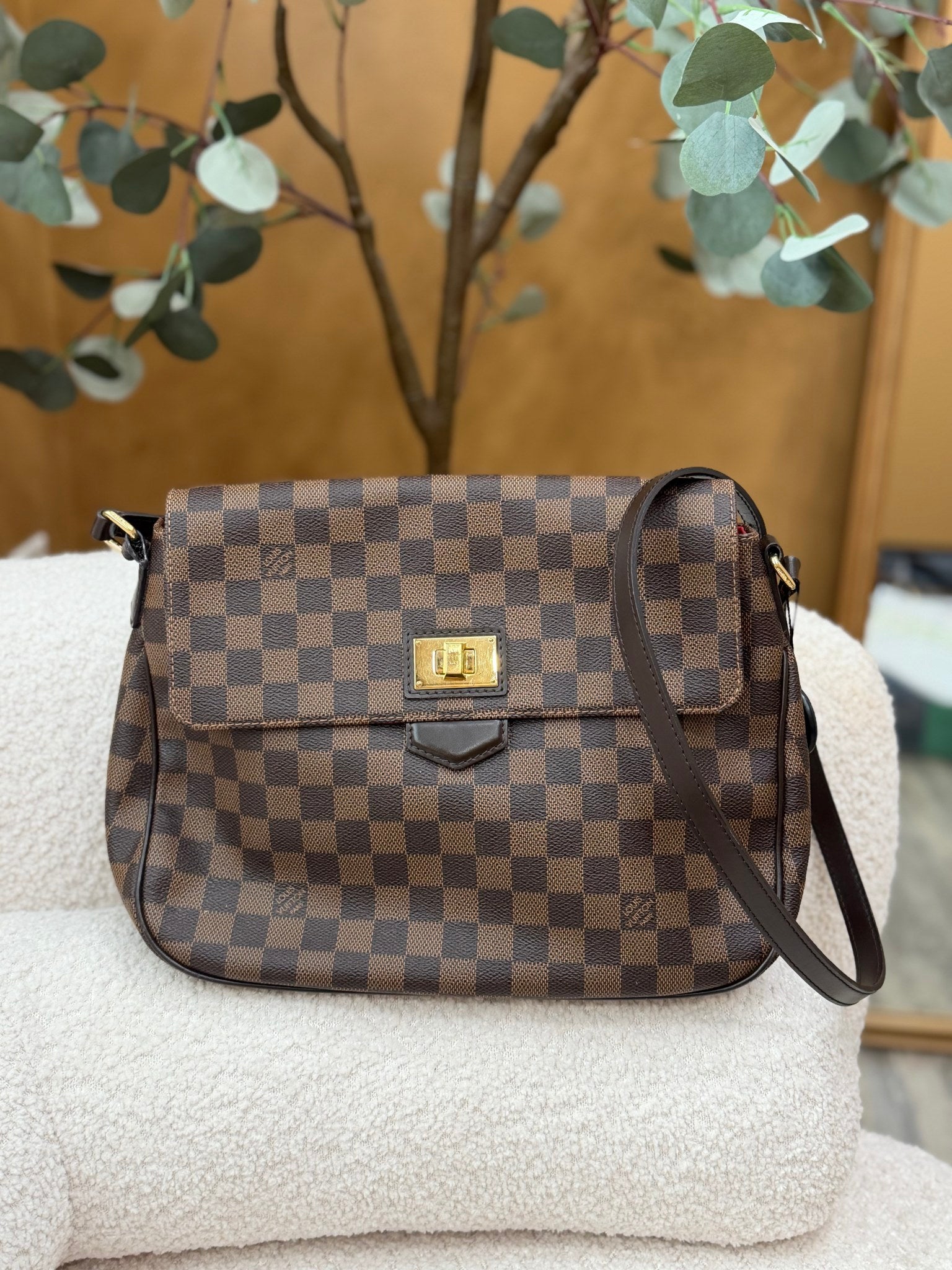 Louis Vuitton Damier Ebene Besace Rosebery Shoulder Bag