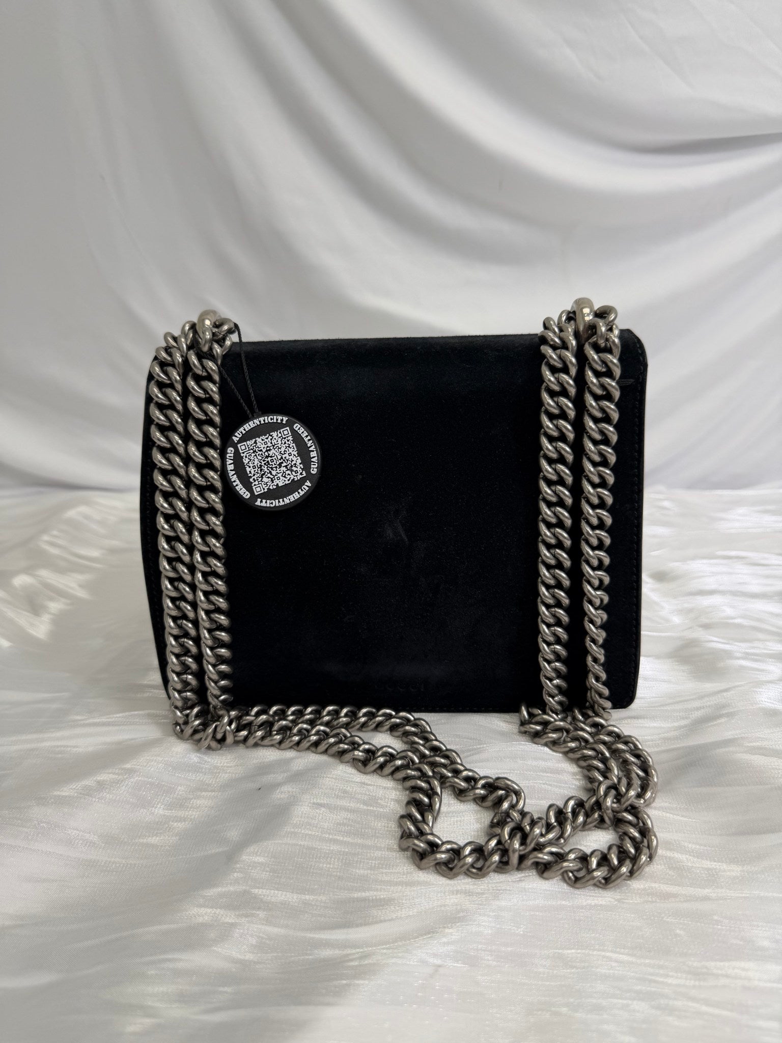 Gucci Black Suede Mini Dionysus  Bag