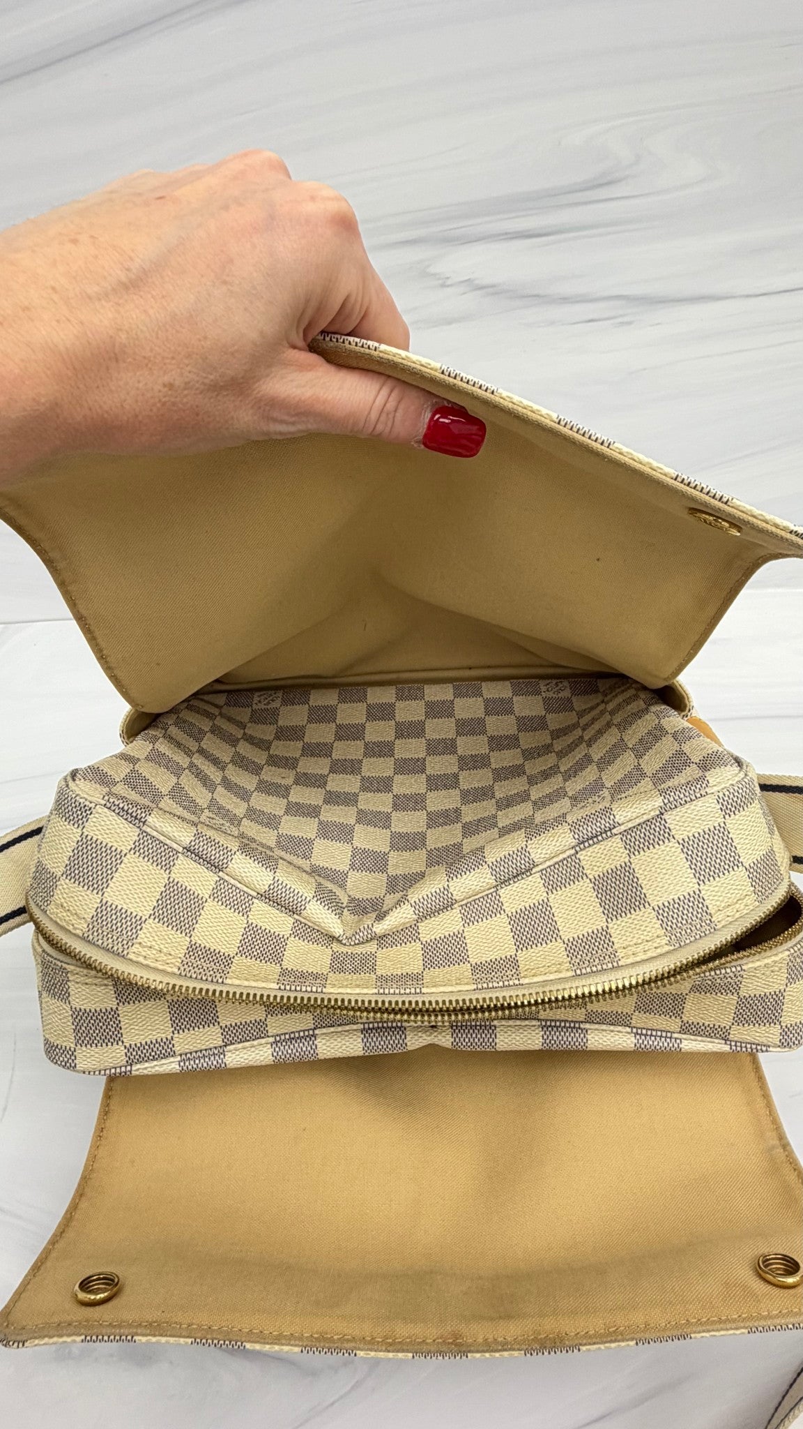 Louis Vuitton Damier Azur Naviglio Crossbody 