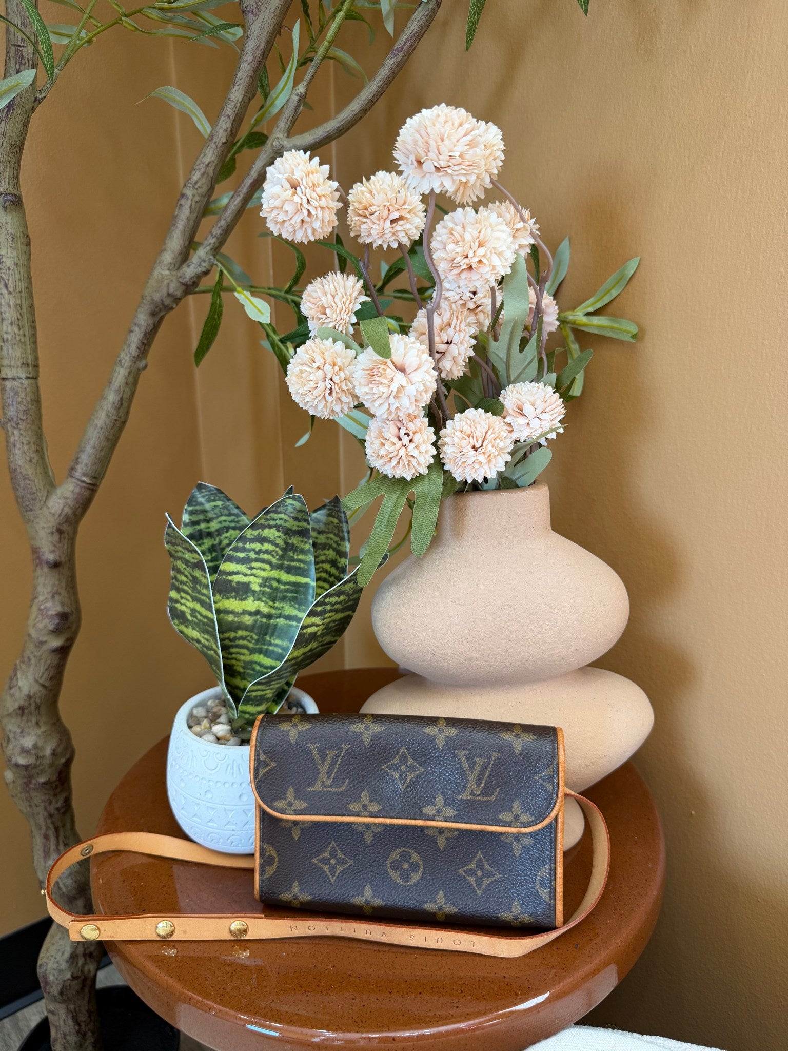 Louis Vuitton Monogram Flourentine Pochette Belt Bag