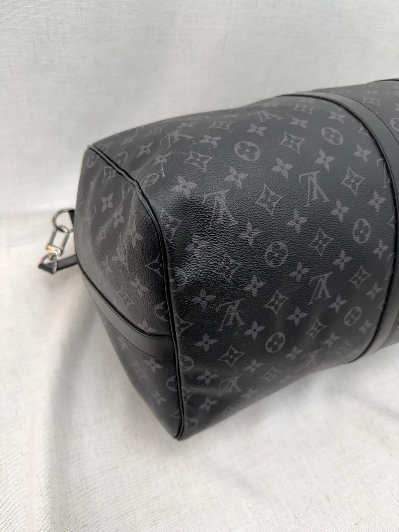 Louis Vuitton Monogram Eclipse  Keepall 55 Bandouliere
