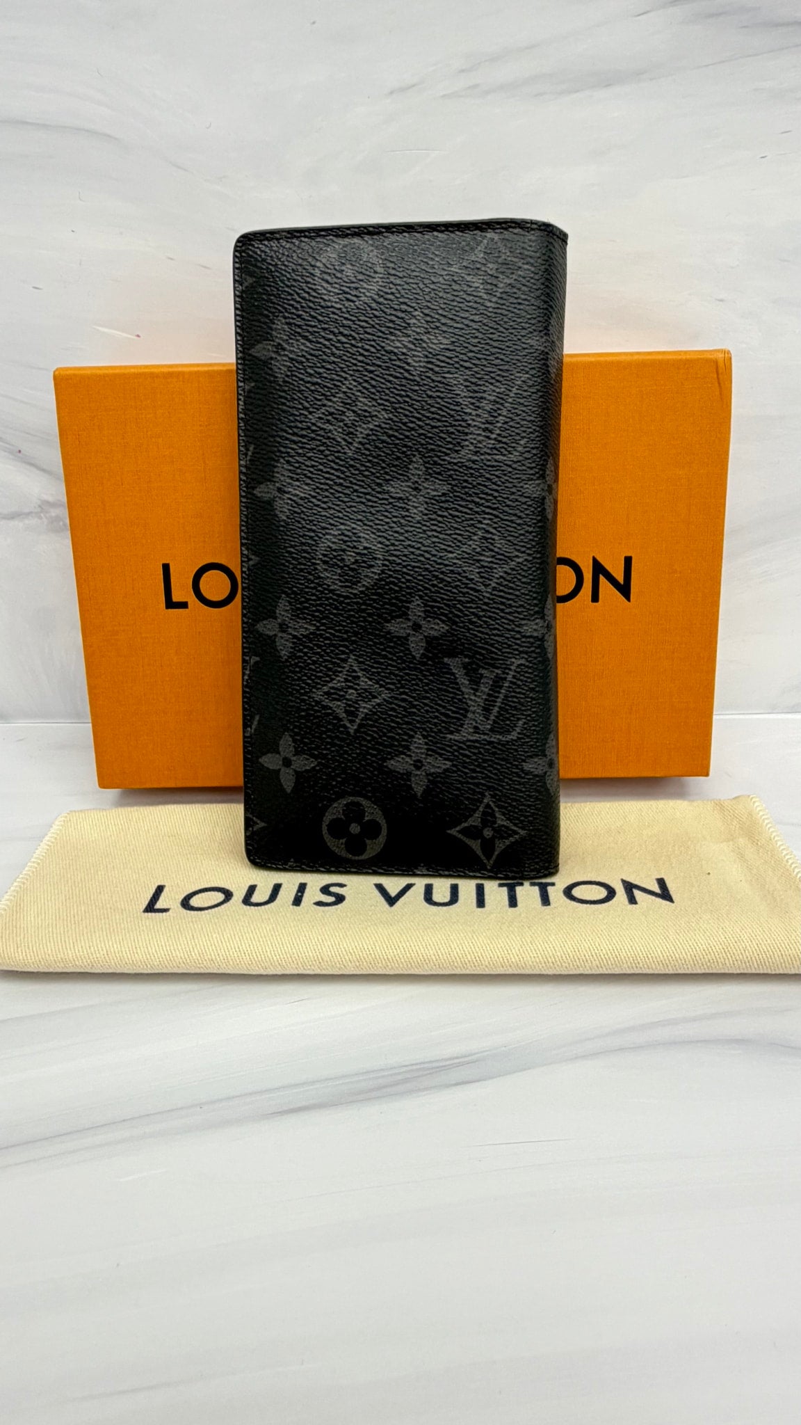 Louis Vuitton Monogram Eclipse Long Bifold Wallet