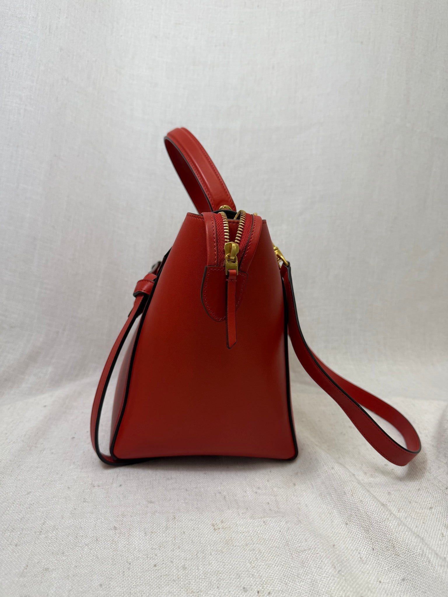 Celine Red Calfskin Leather 