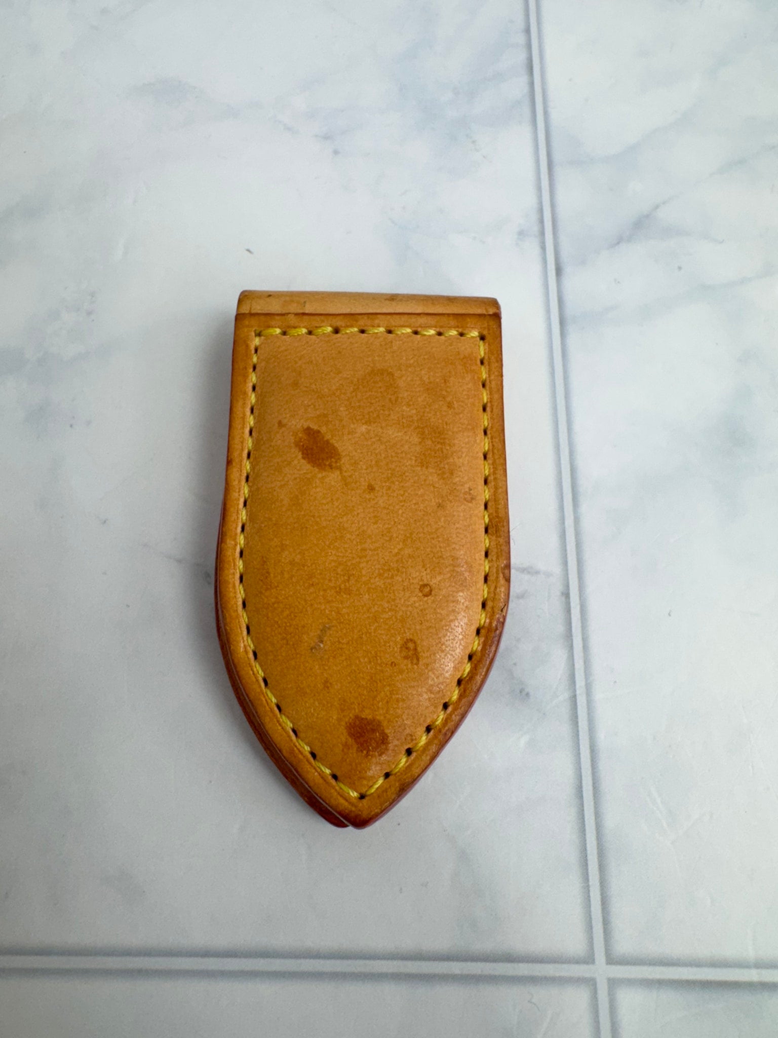 Louis Vuitton Vachetta Leather Magnetic Money Clip