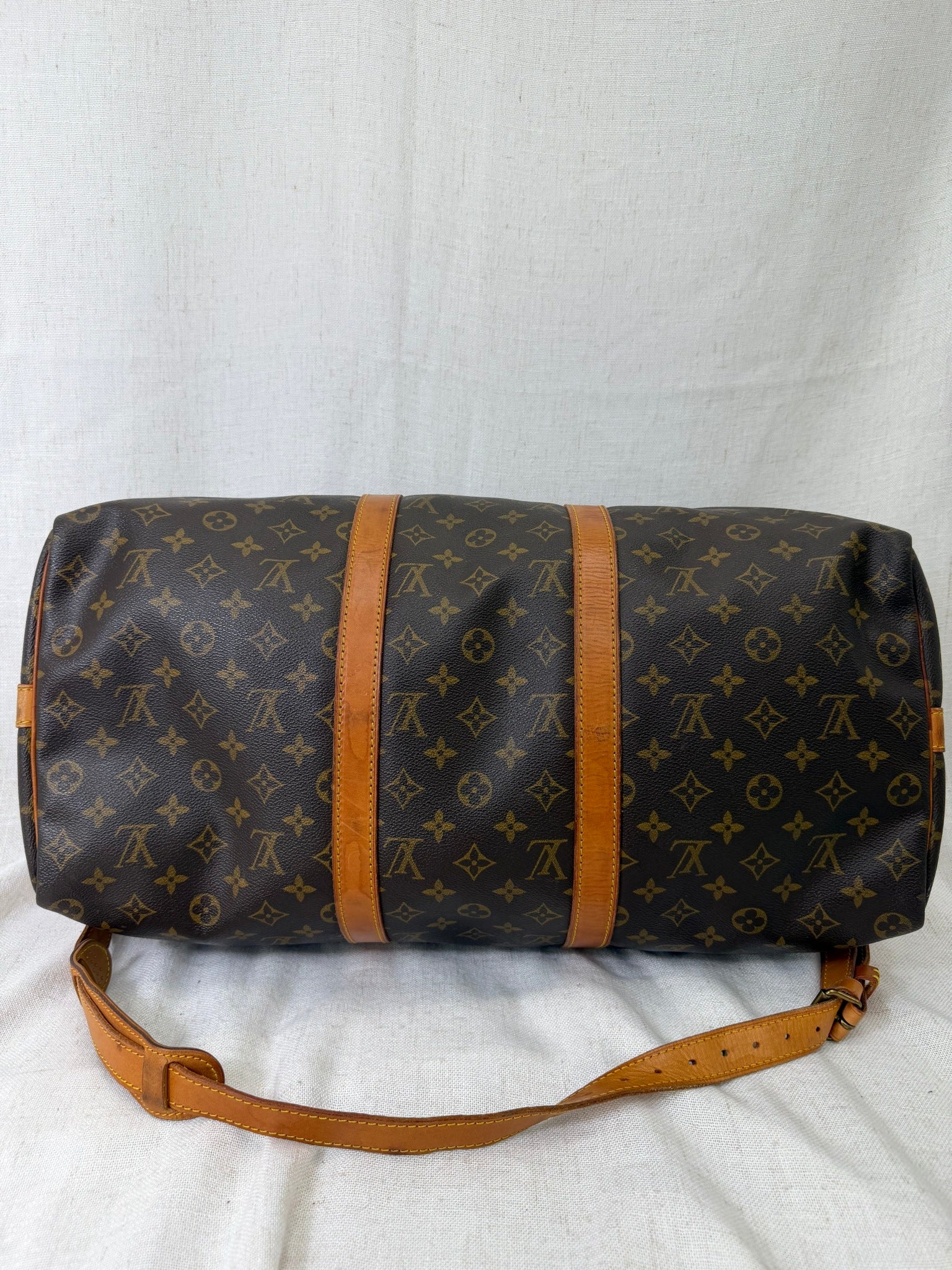 Louis Vuitton Monogram Keepaall 50 Duffle Bag 