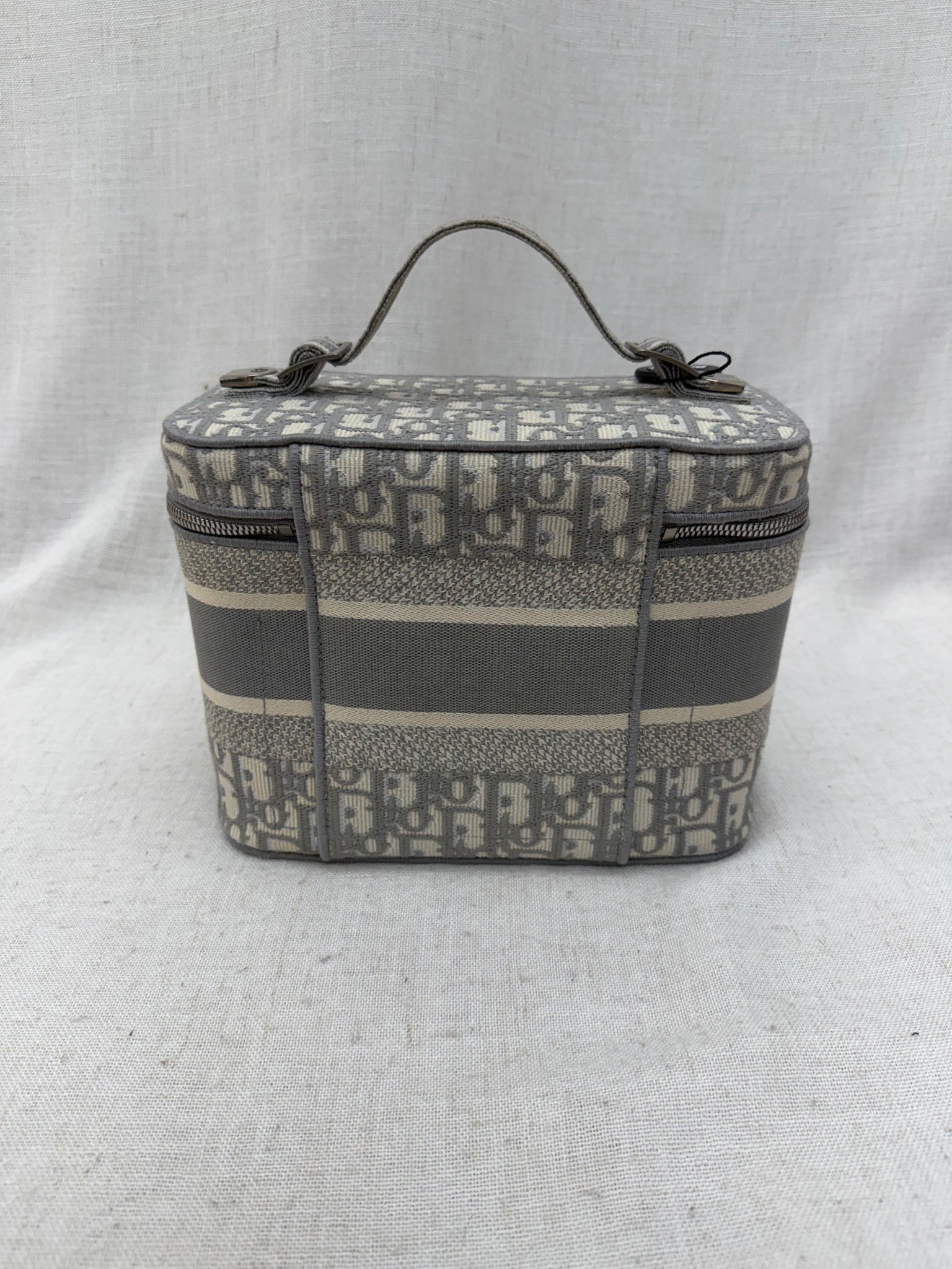 Christian Dior Grey Obilque Diortravel Vanity