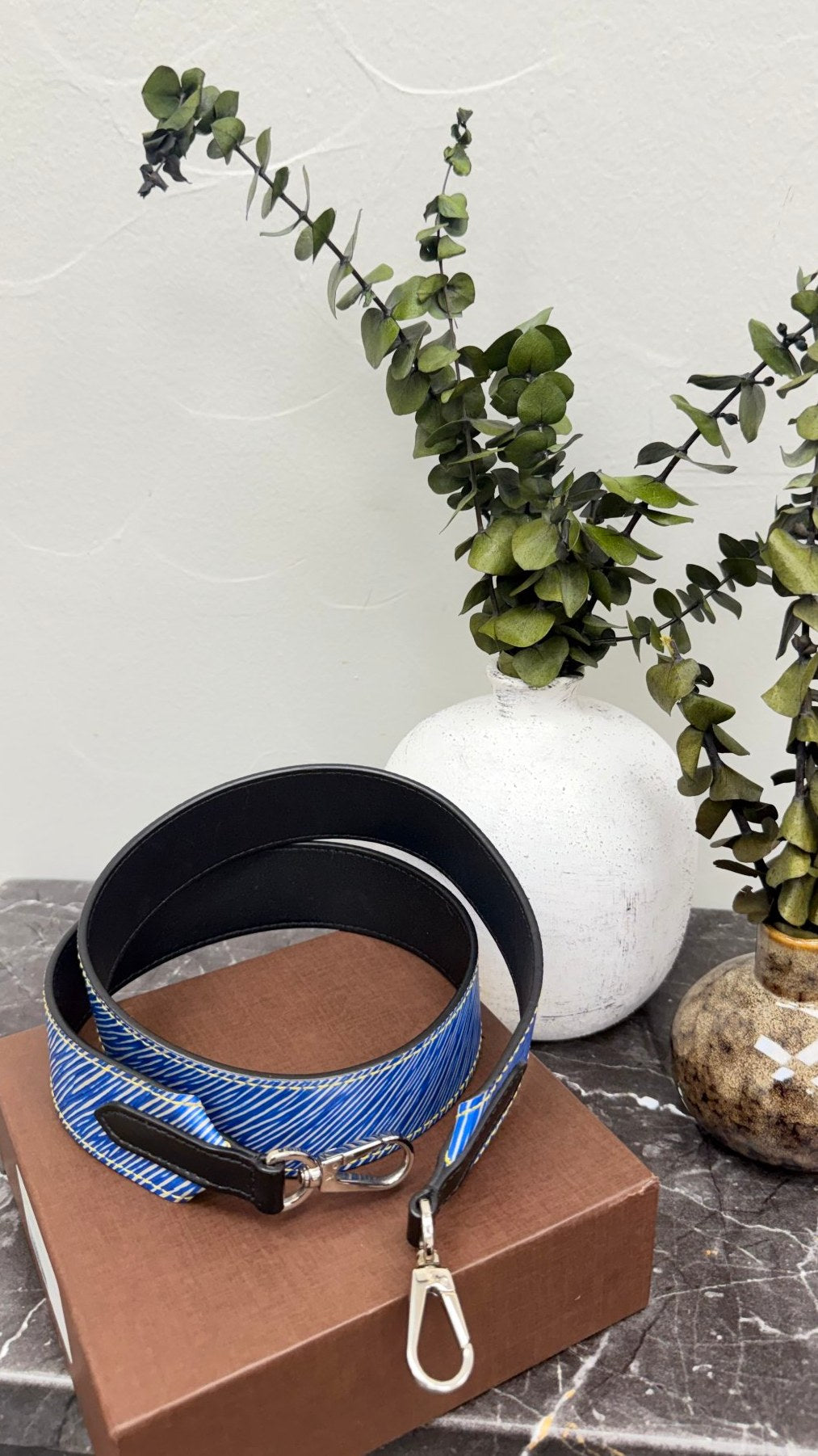 Louis Vuitton Blue Epi Leather Shoulder Strap 