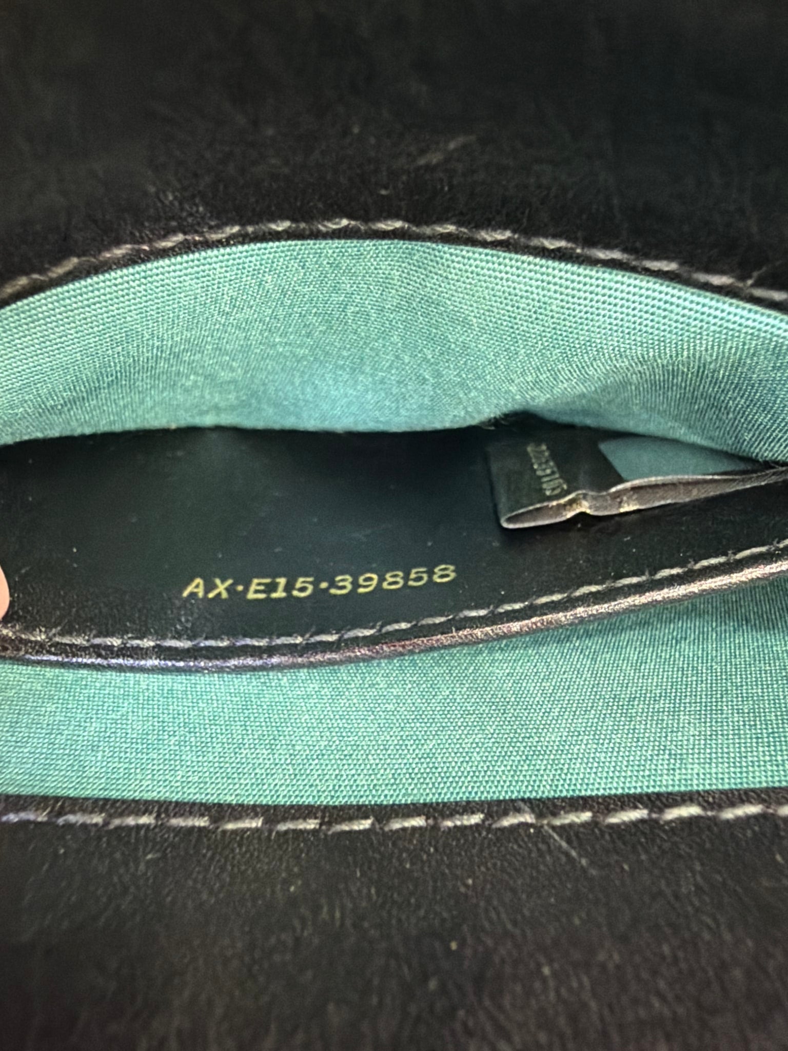 Bvlgari Black Leather Flap Cover Crossbody Bag