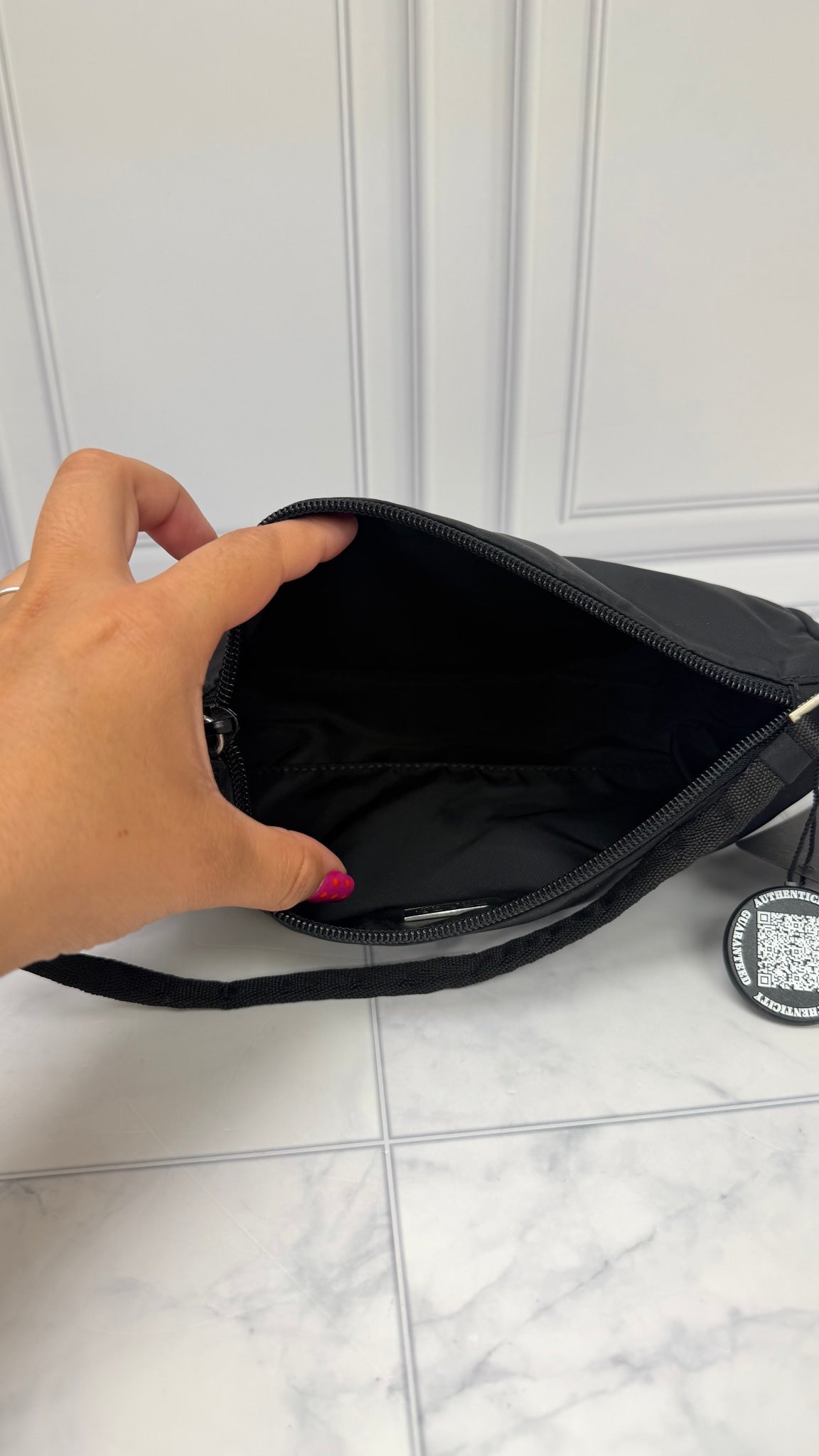 Prada Black Nylon Small Shoulder bag
