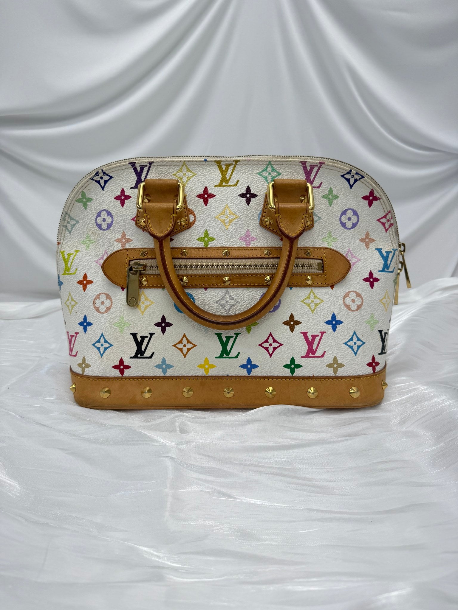 Louis Vuitton White Multicolore Monogram  Alma PM