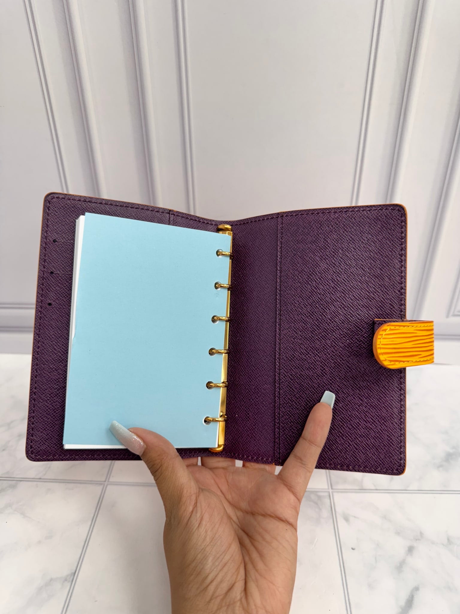 Louis Vuitton Yellow Epi Leather Agenda PM
