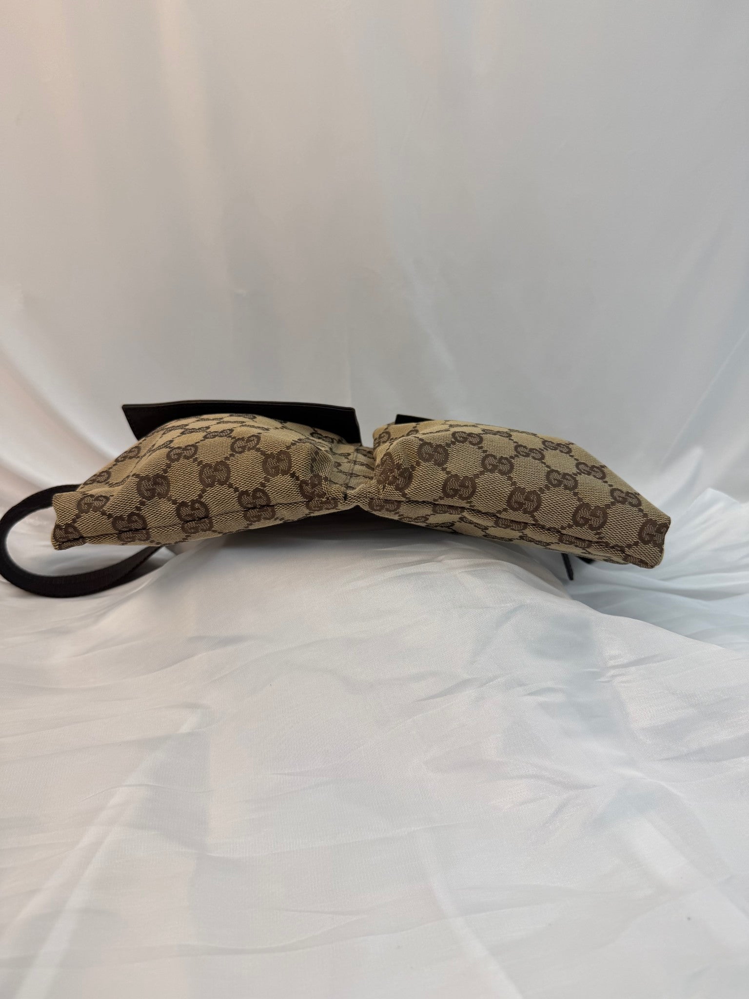 Gucci Brown Canvas GG Print Belt Bag