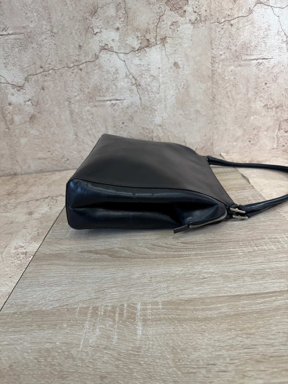 Prada Black Leather Shoulder Bag