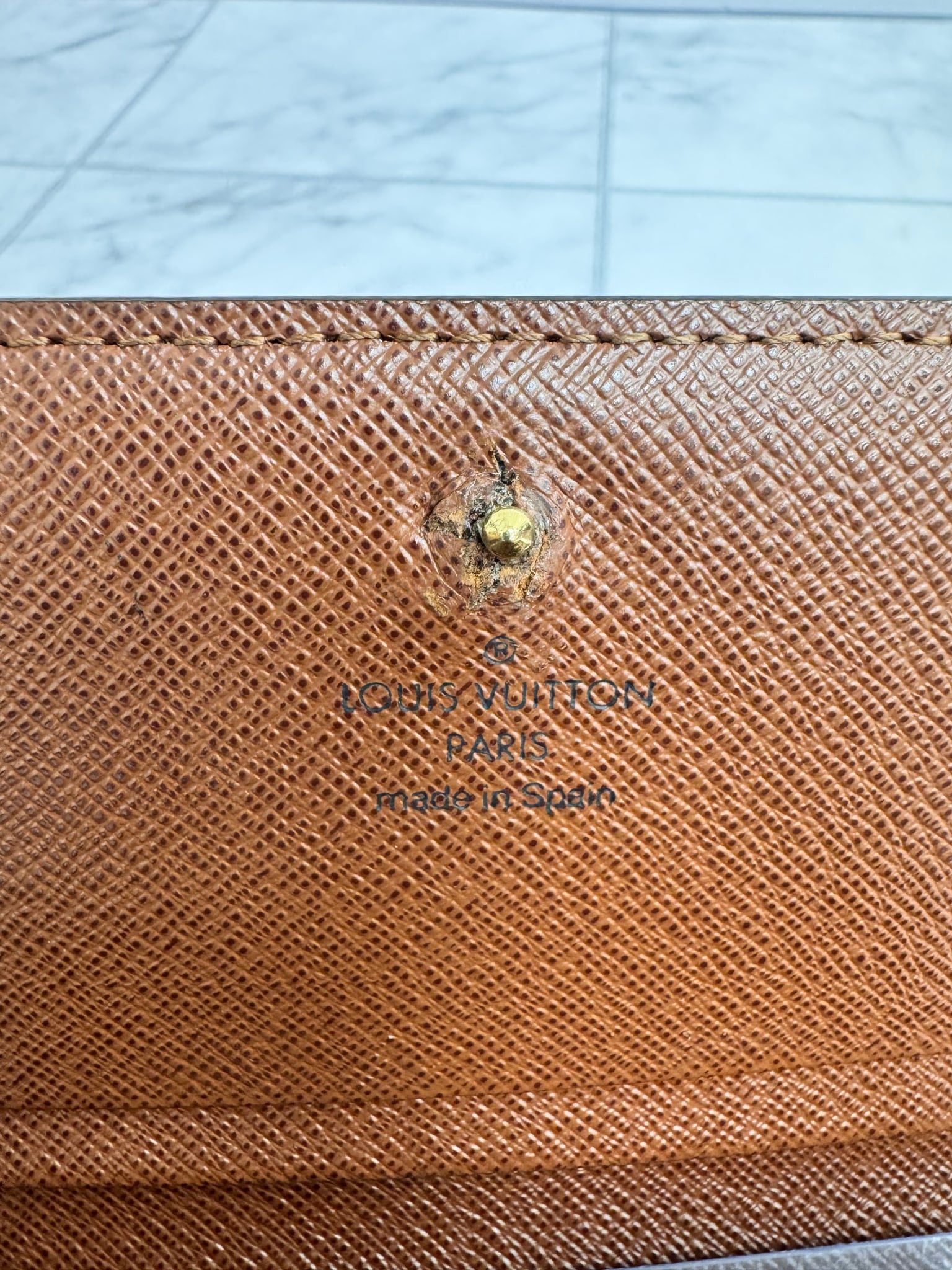Louis Vuitton Monogram Porte Monnaie Compact Wallet 