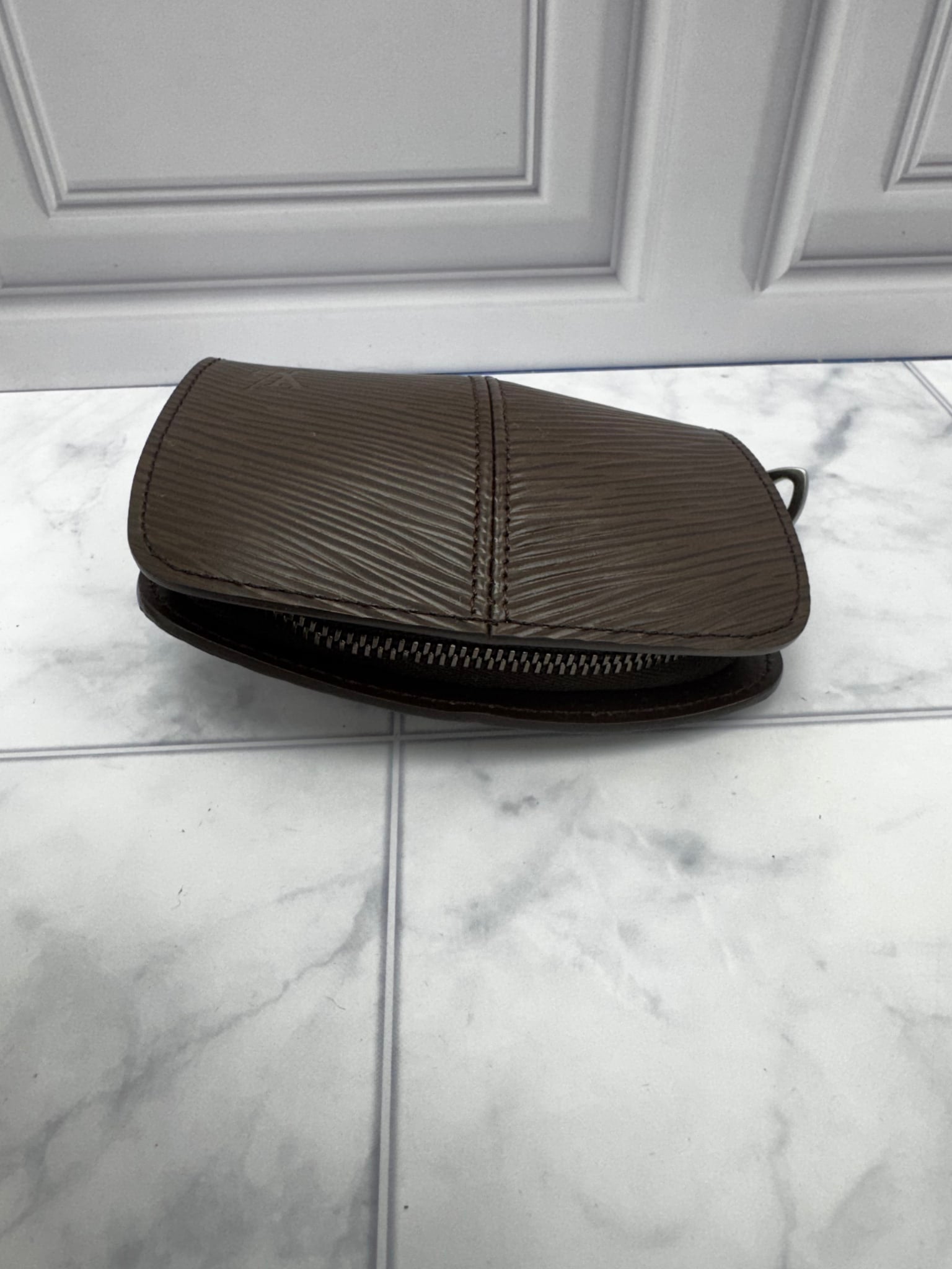 Louis Vuitton Brown Epi Leather Demi Lune Zippy Coin Purse