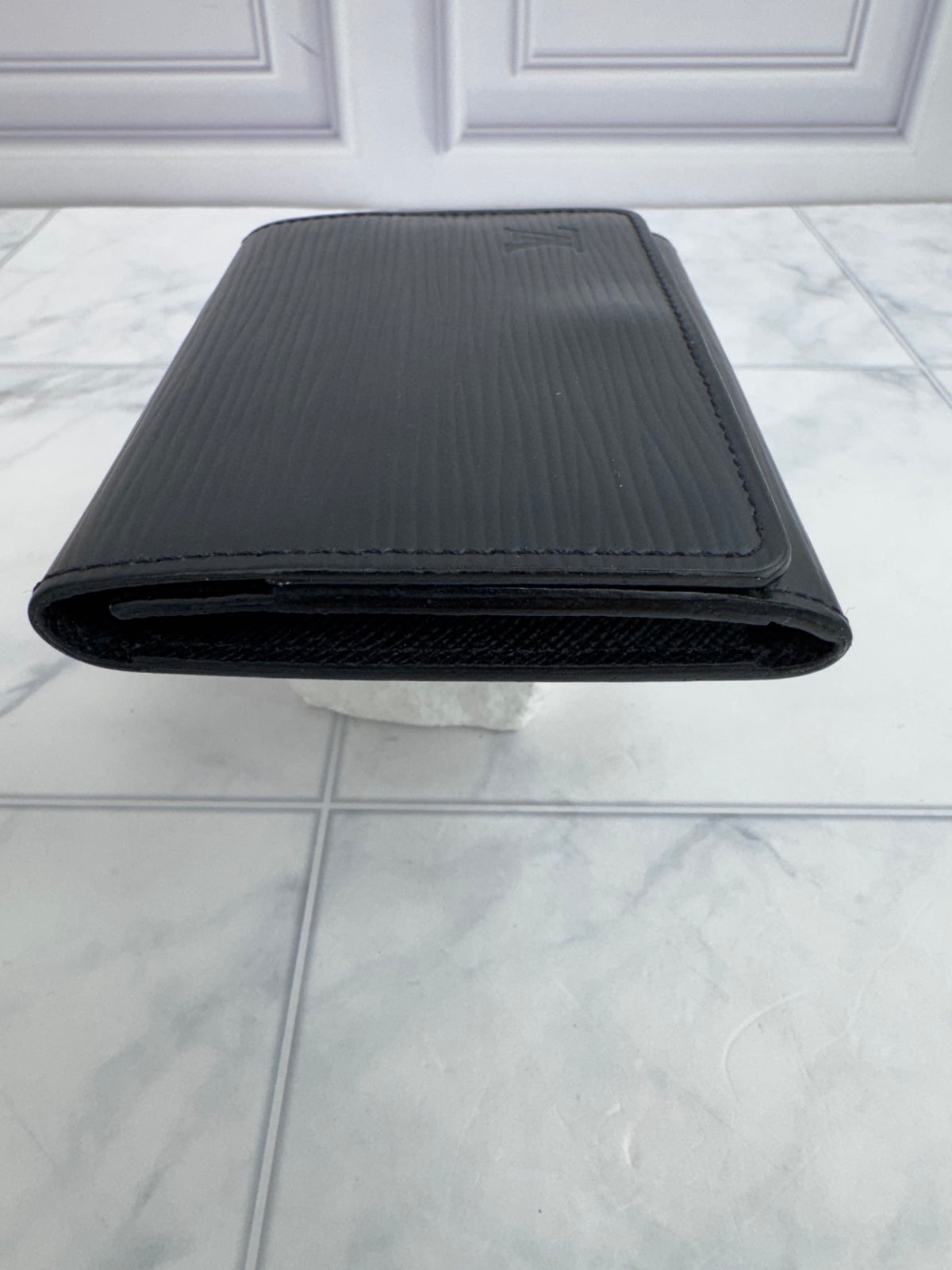 Louis Vuitton Black Epi Leather Card Case