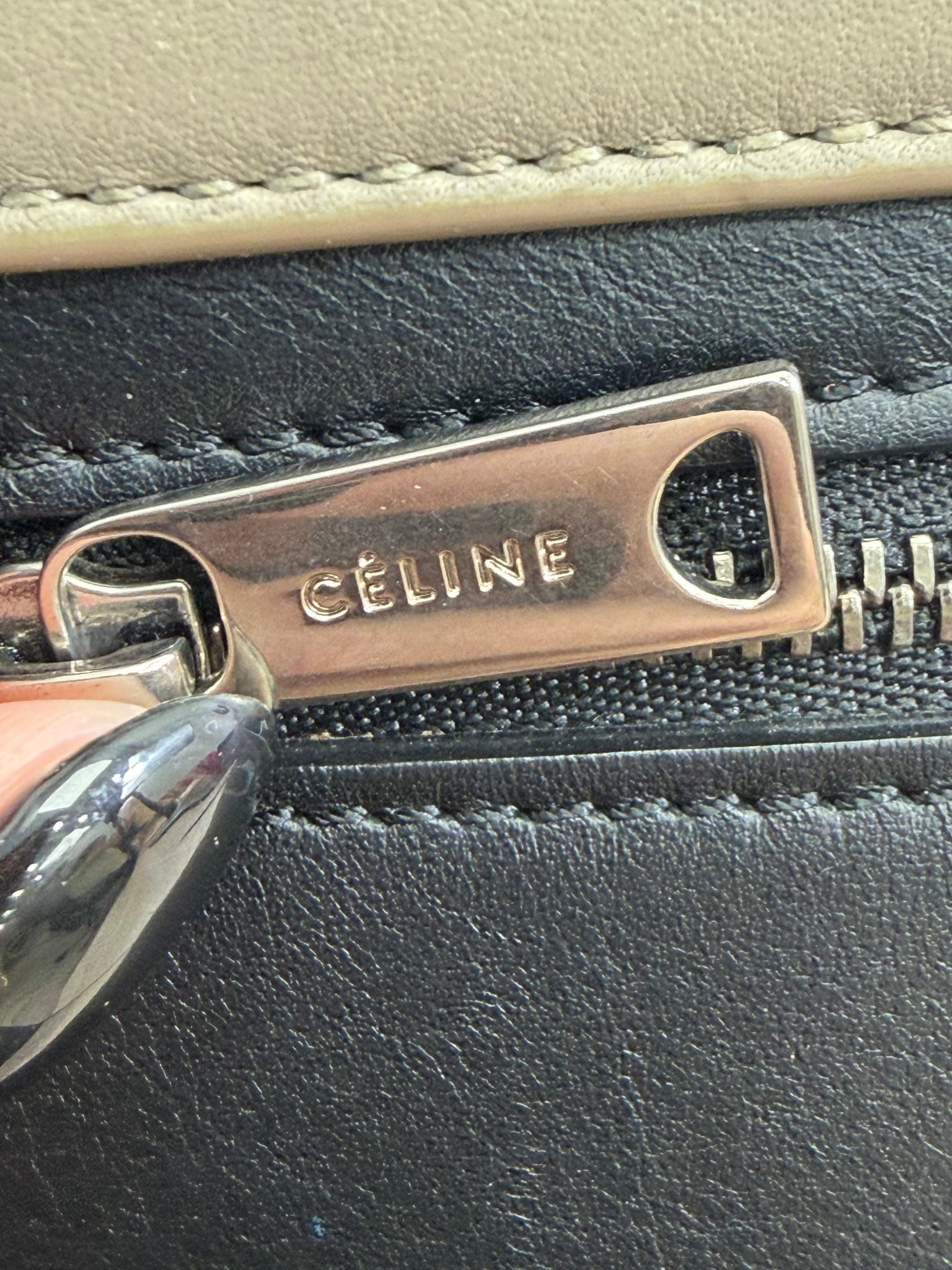 Celine Multicolor Trapeze Two Way Bag