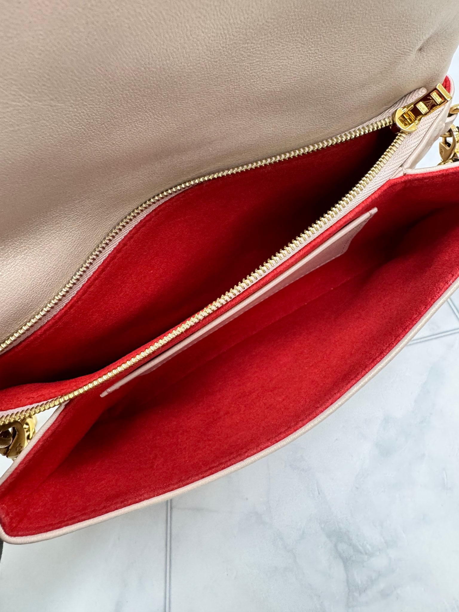 Louis Vuitton Light Pink Monogram Fall In Love Pochette Coussin 