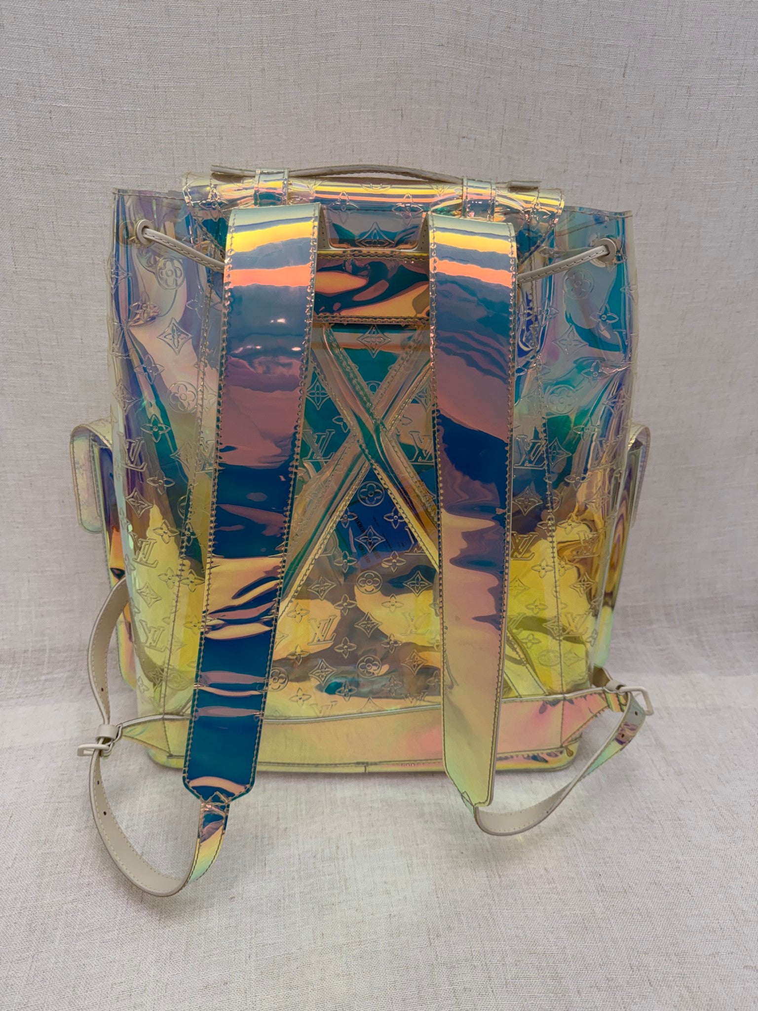 BRAND NEW- Louis Vuitton Prism Monogram Christopher GM Backpack