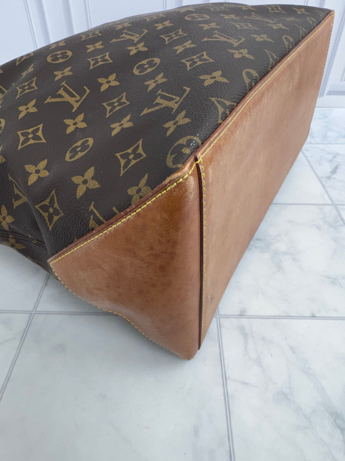 Louis Vuitton Monogram Cabas Mezzo Shoulder Bag MM