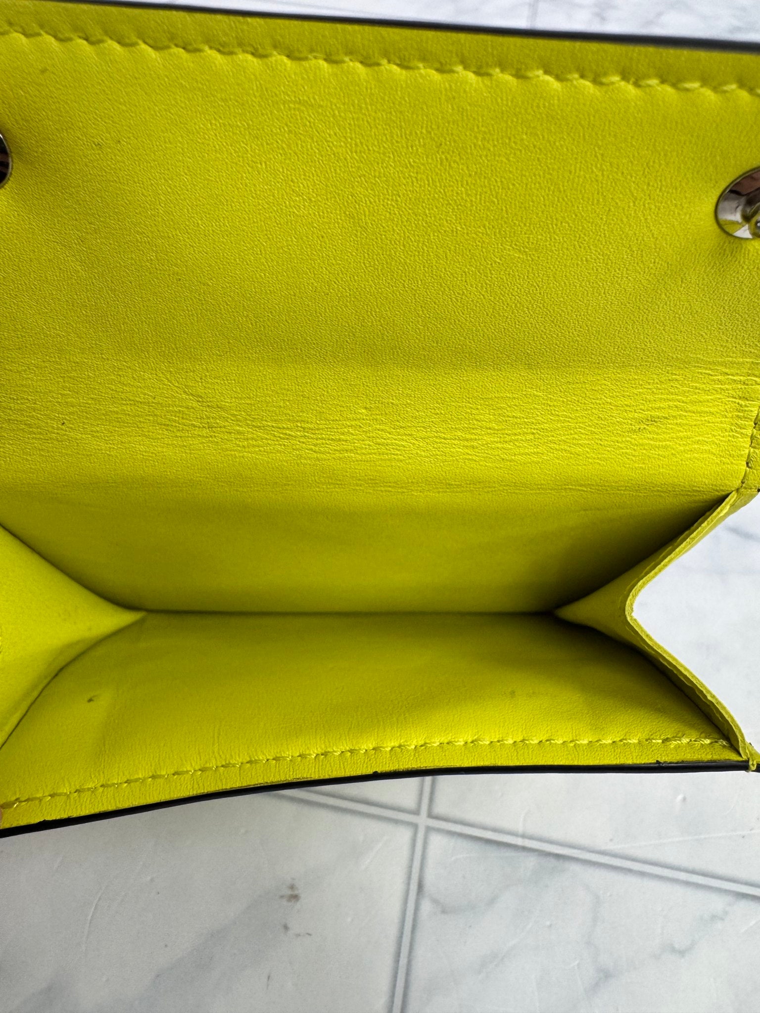 Louis Vuitton Yellow Monogram Taigarama Discovery Compact Wallet