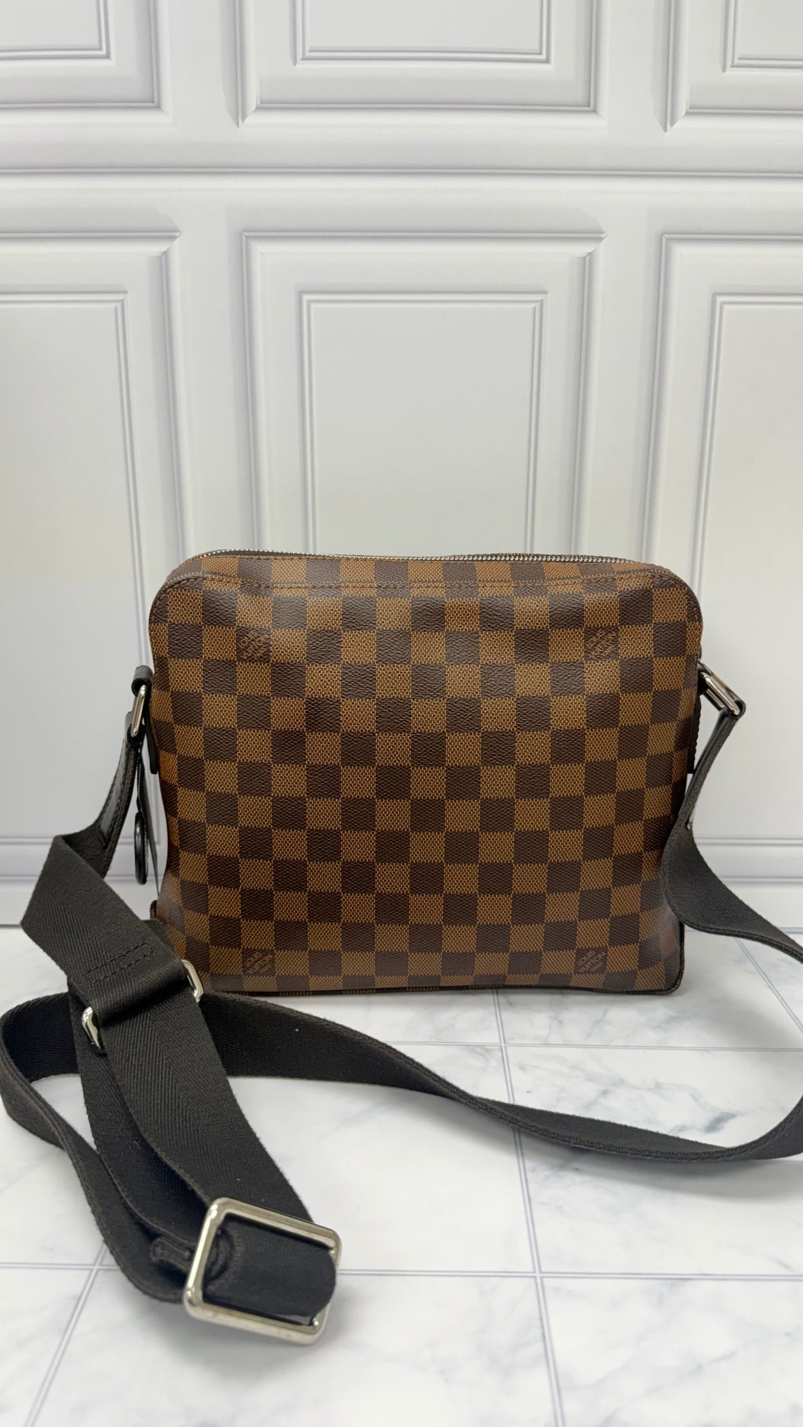 Louis Vuitton Damier Ebene Jake Messenger PM Bag