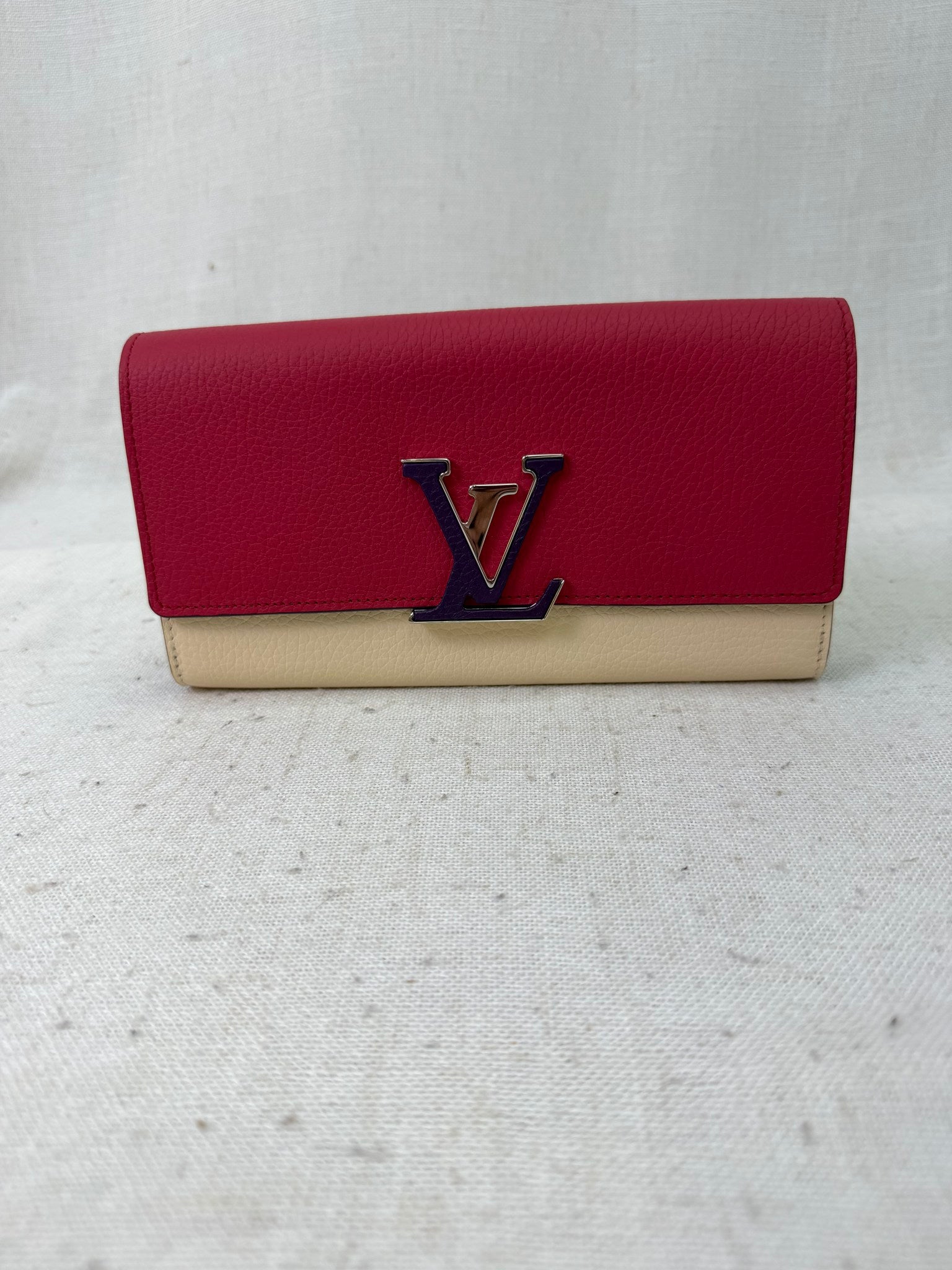 Louis Vuitton Multicolored Taurillon Leather Capucine Sarah Wallet