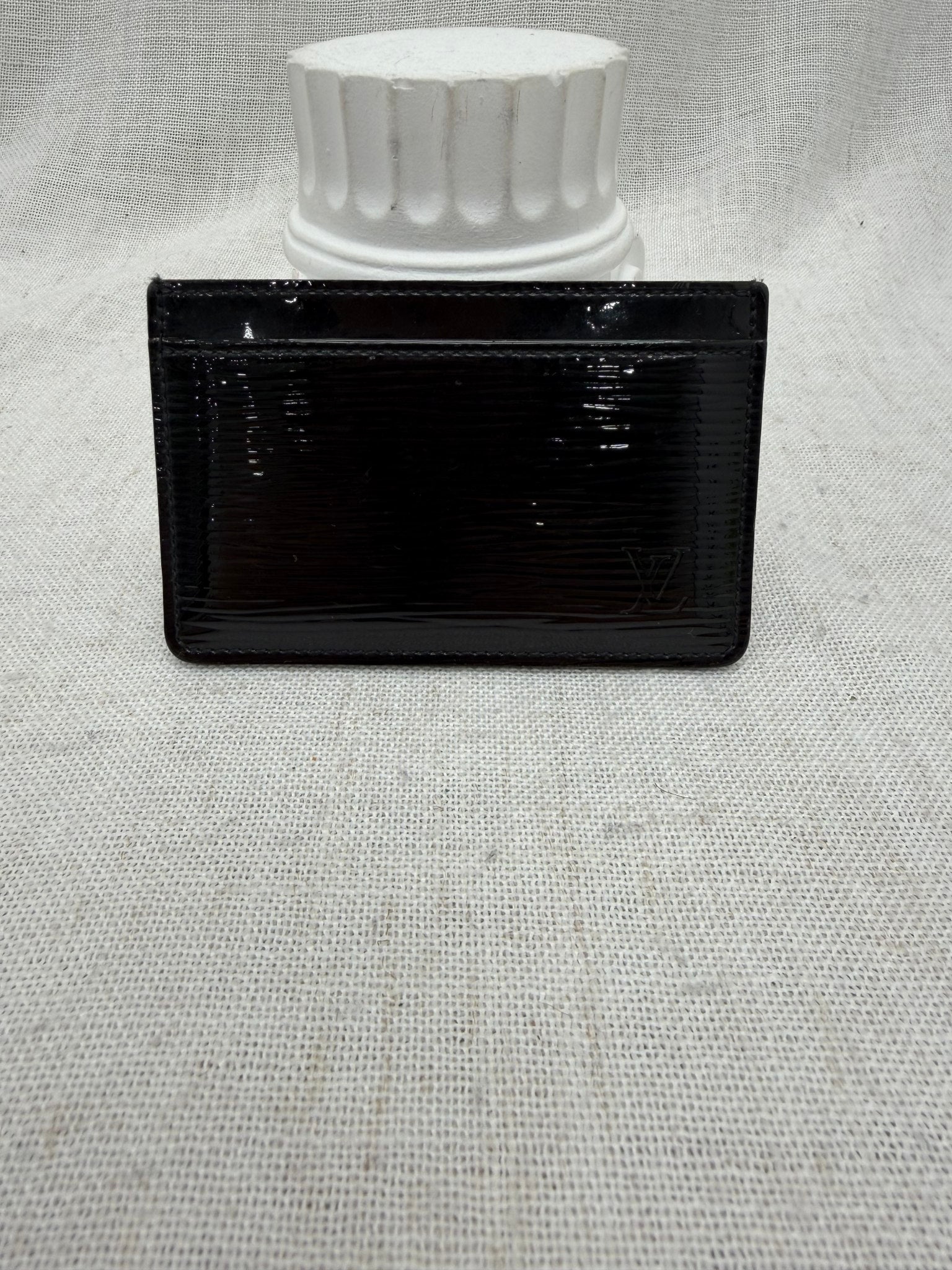 Louis Vuitton Black Electric Epi Card Case