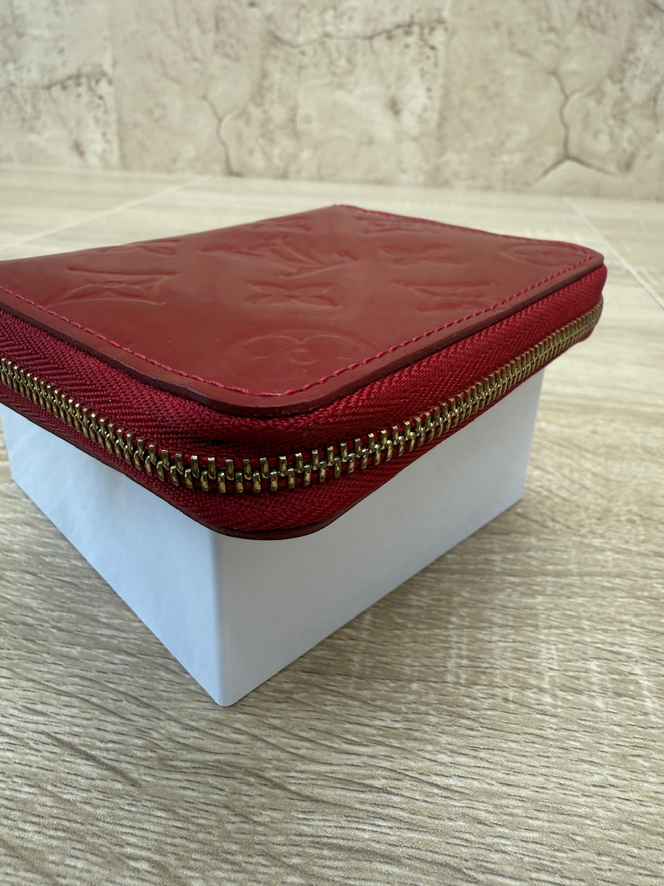 Louis Vuitton Red Venis Compact Wallet 