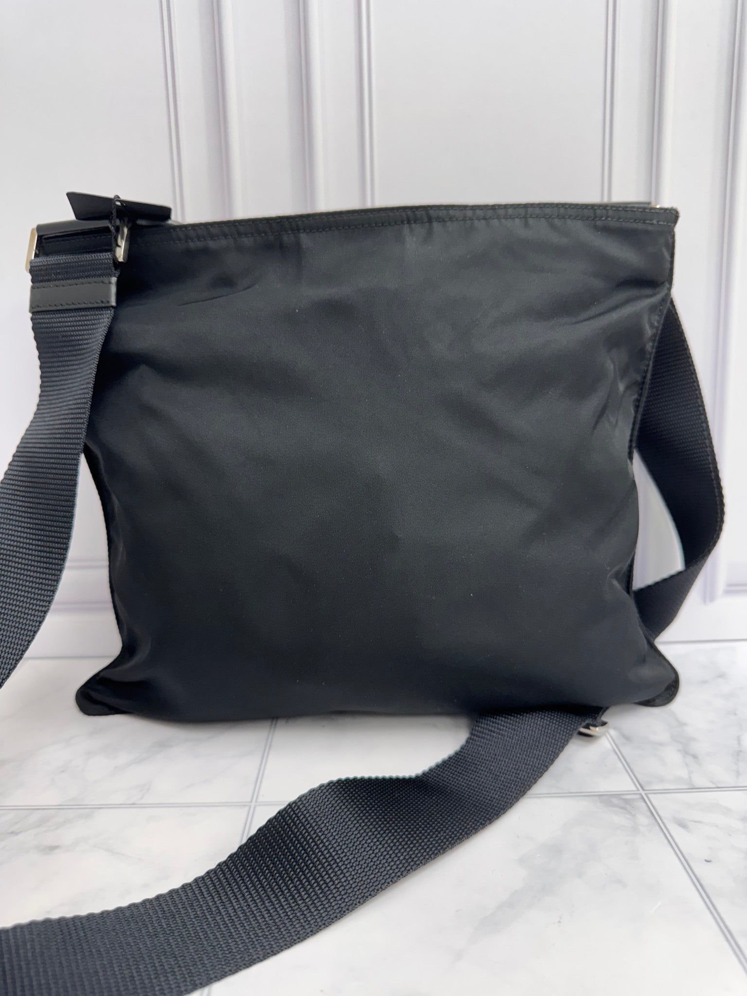 Prada Black Nylon Crossbody Bag