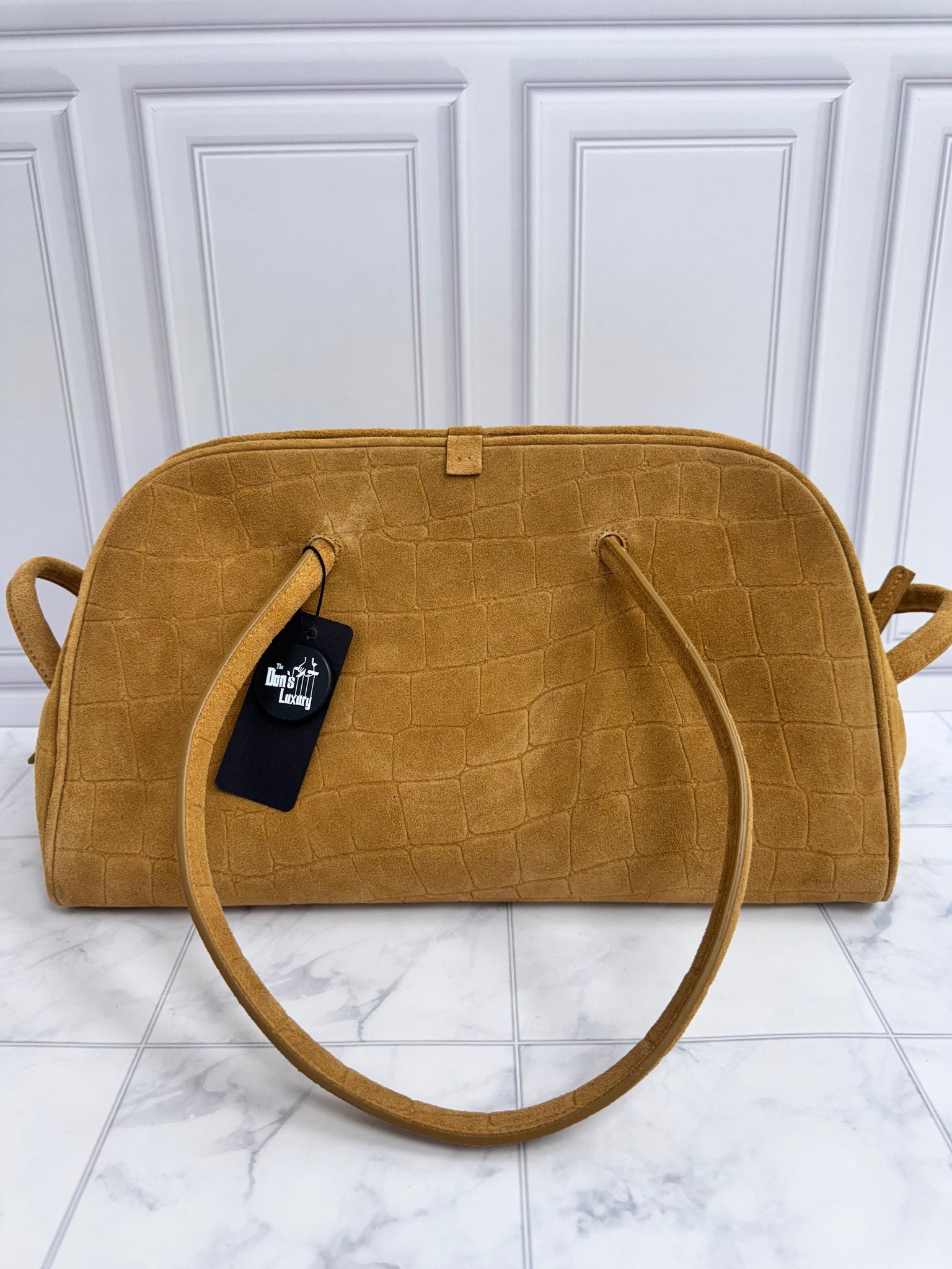 BRAND NEW - Jacquemus Camel Suede Leather Le Turismo Shoulder Bag