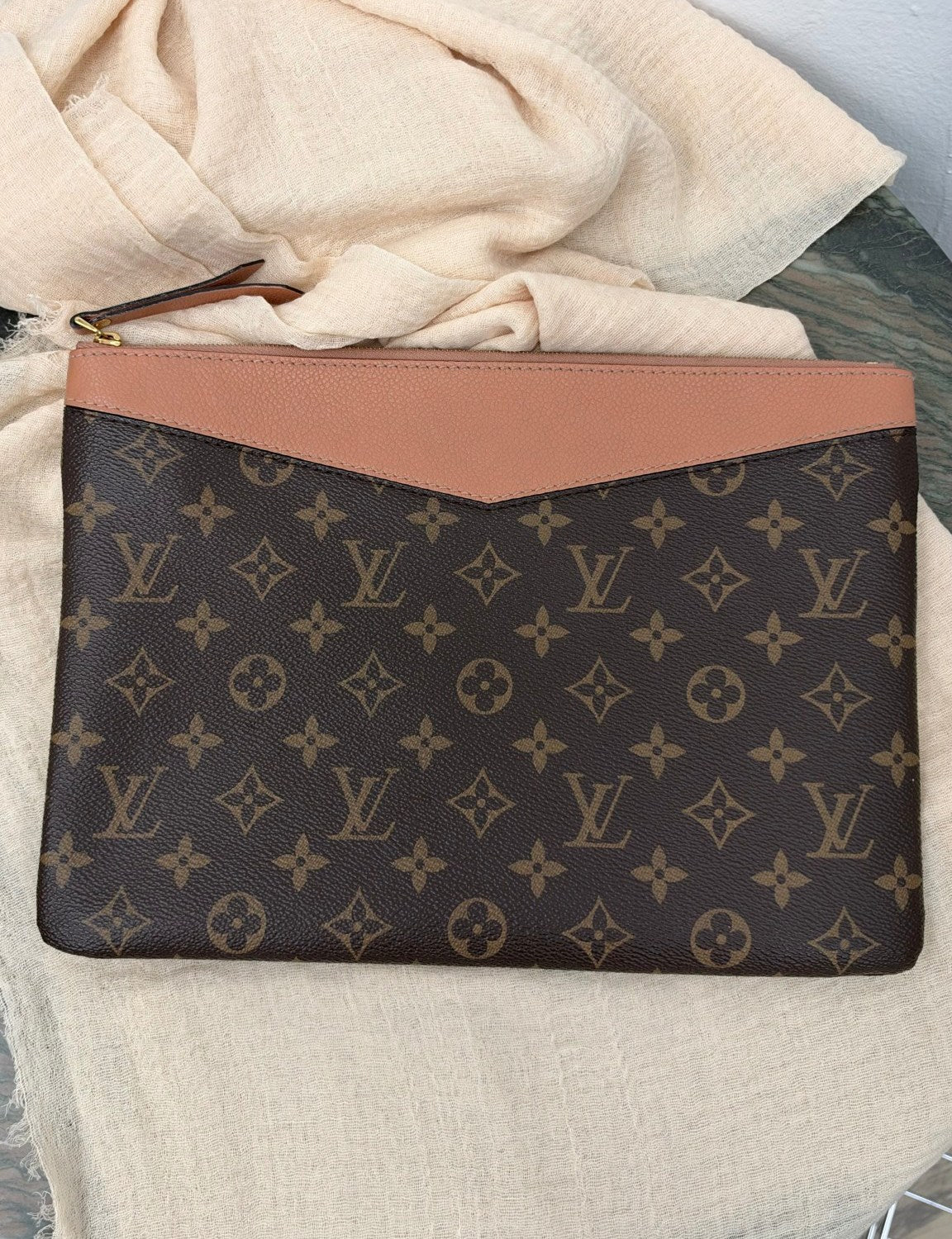 Louis Vuitton Dusty Monogram & Dusty Pink Daily Pouch