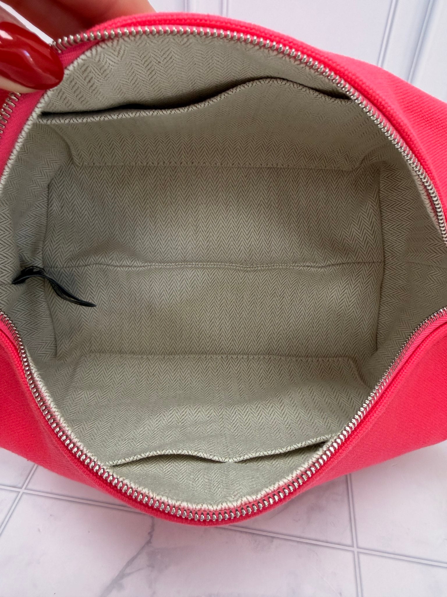 Hermes Pink Canvas Bride-a-Brac PM Shoulder Bag