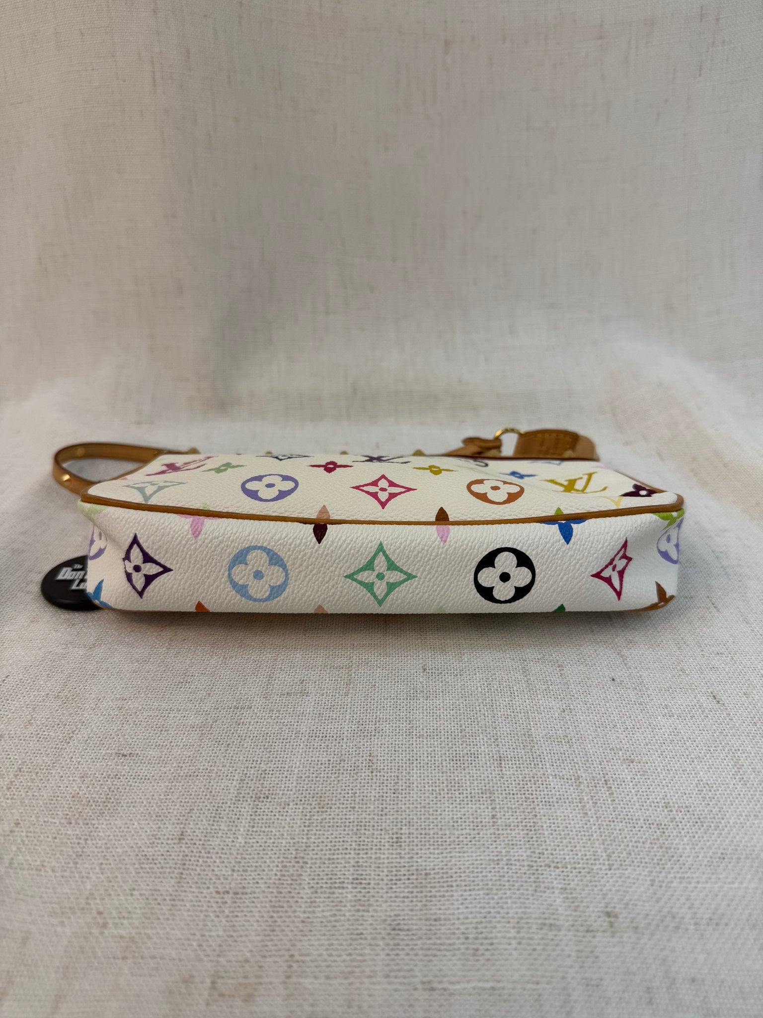 Louis Vuitton White Multicolor Pochette Bag