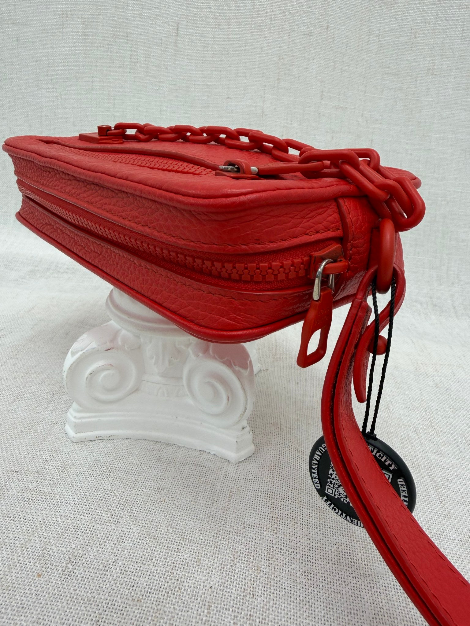 Louis Vuitton X Virgil Red Empreinte Pochette Clutch