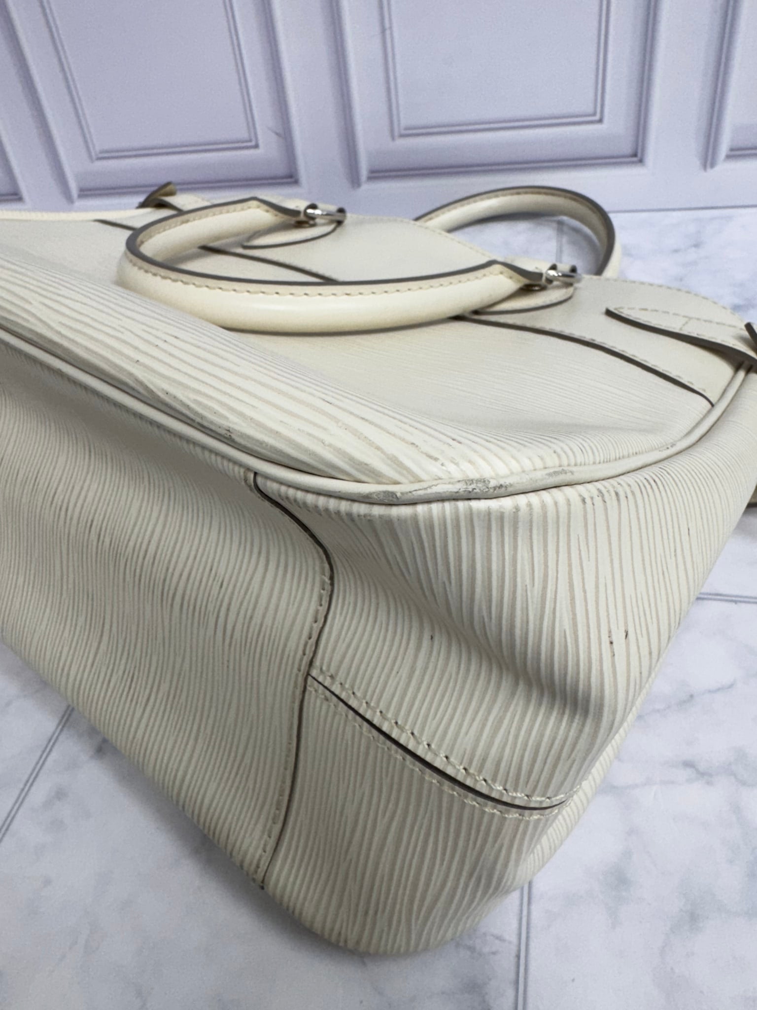 Louis Vuitton Ivory Epi Passy PM