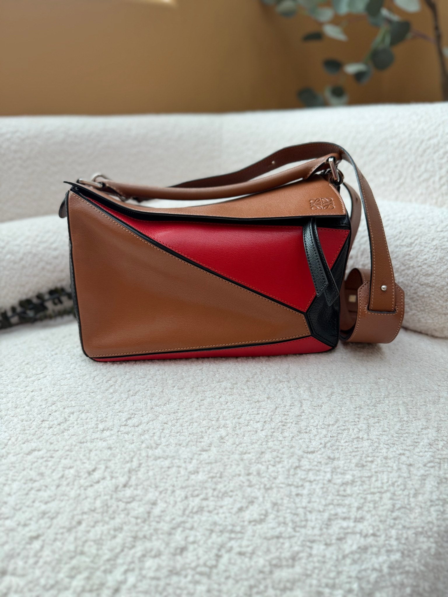 Loewe Multicolor Leather Puzzle Bag