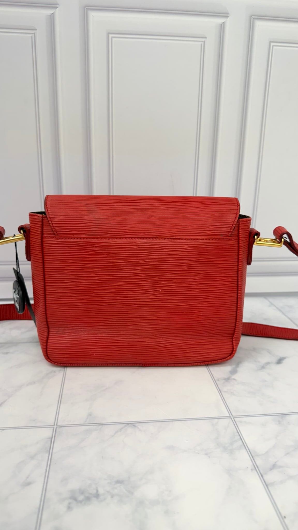 Fendi Red Leather Crossbody Bag 