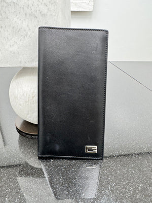 Gucci Black Leather Long Wallet