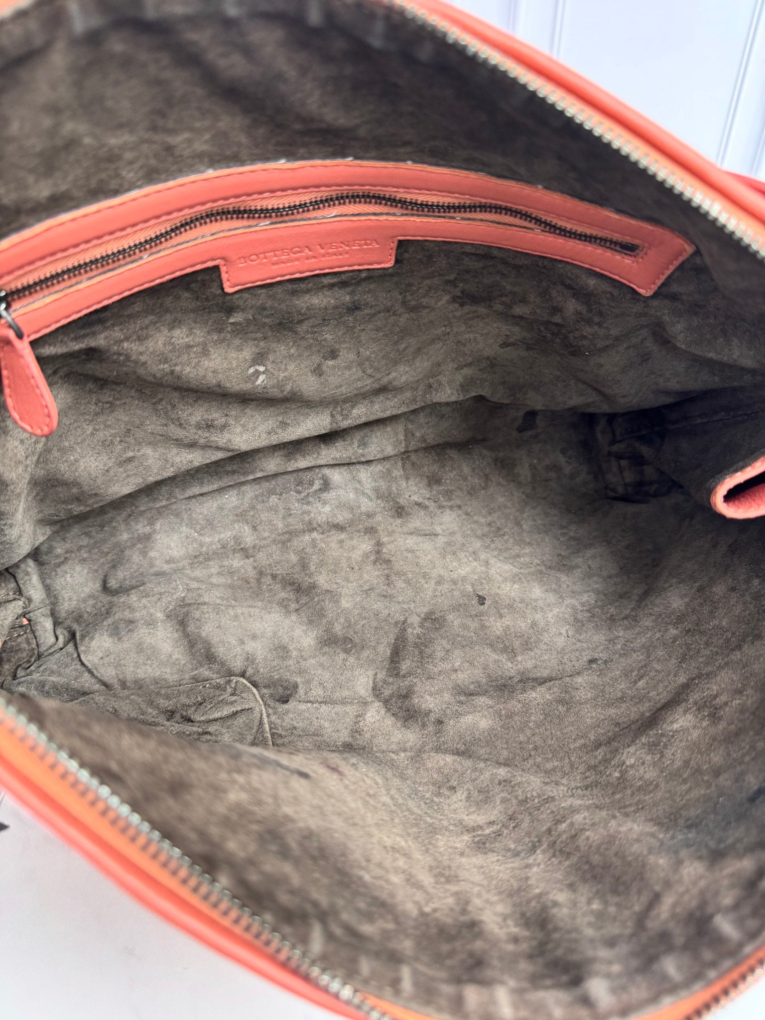 Bottega Veneta Pink Intrecciato Leather Crossbody Bag