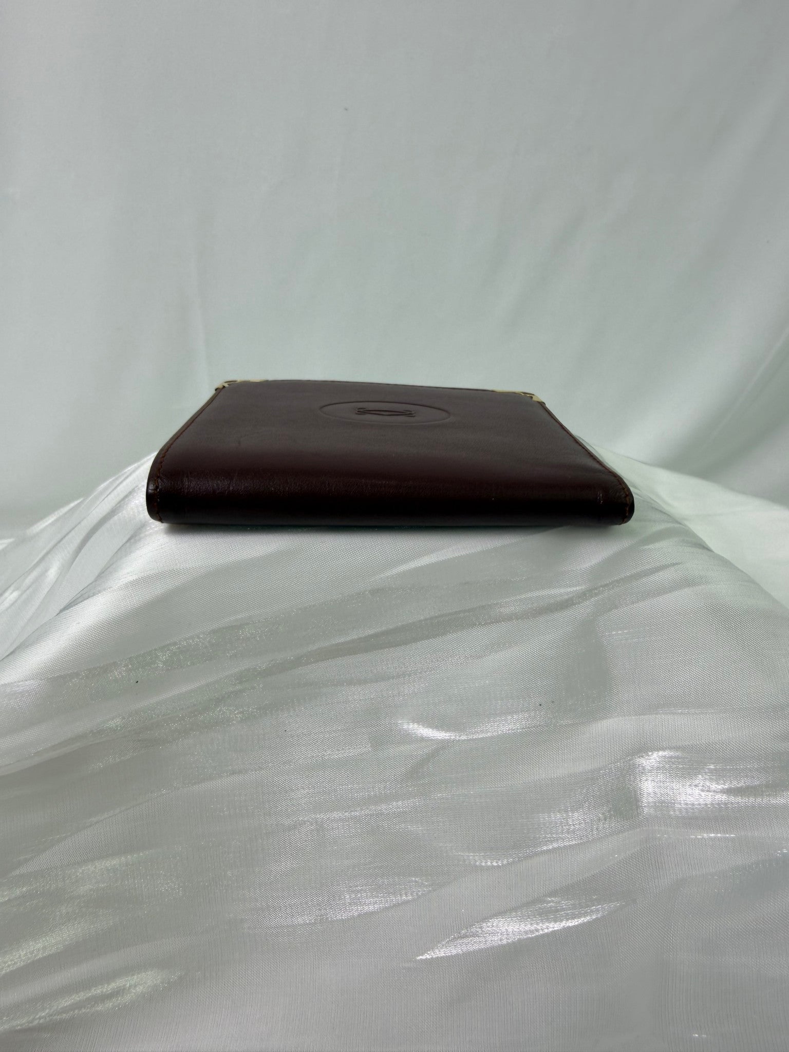 Cartier Bordeaux Leather Bifold Wallet