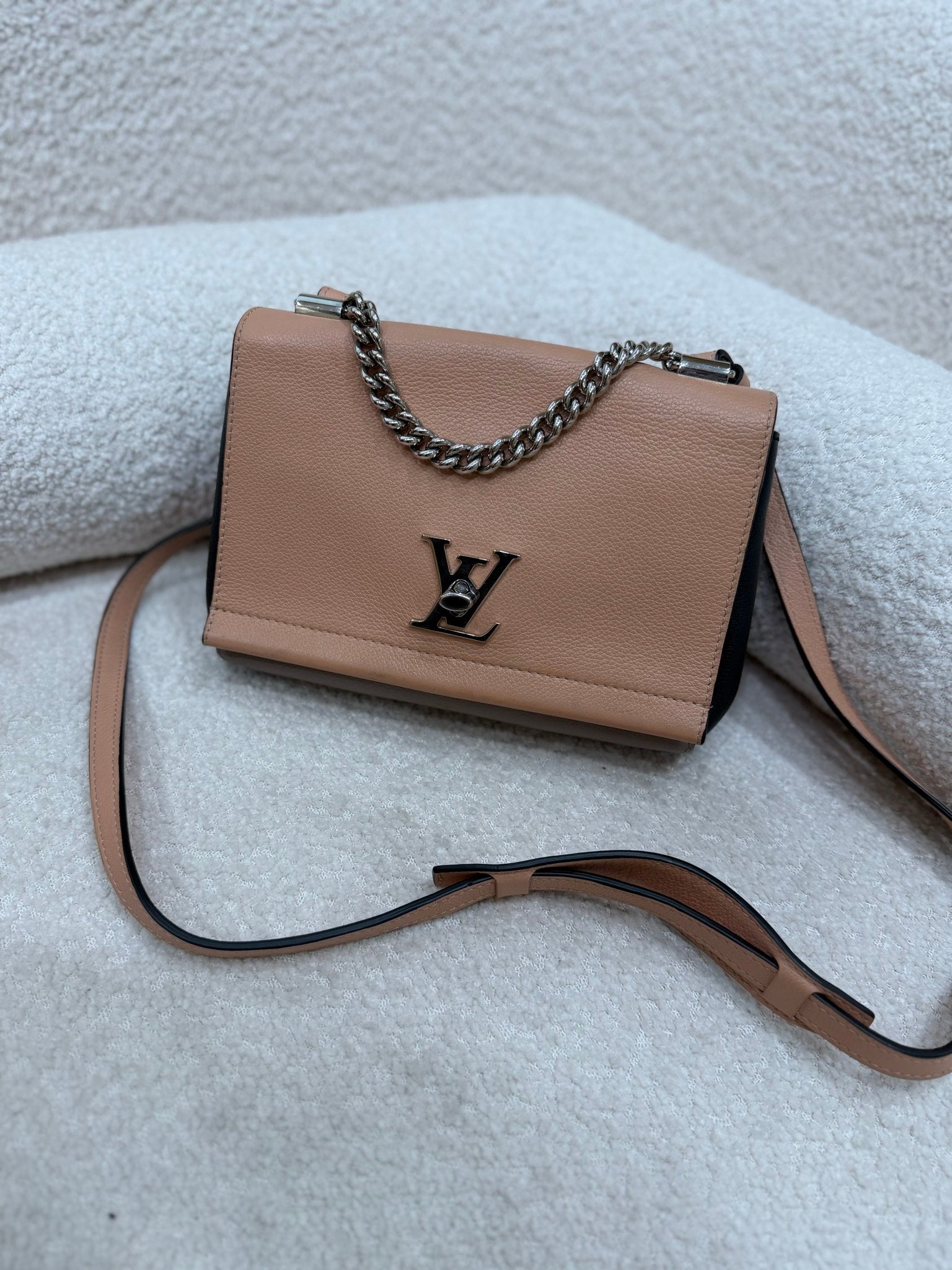 Louis Vuitton Tricolor Calfskin Lockme II BB