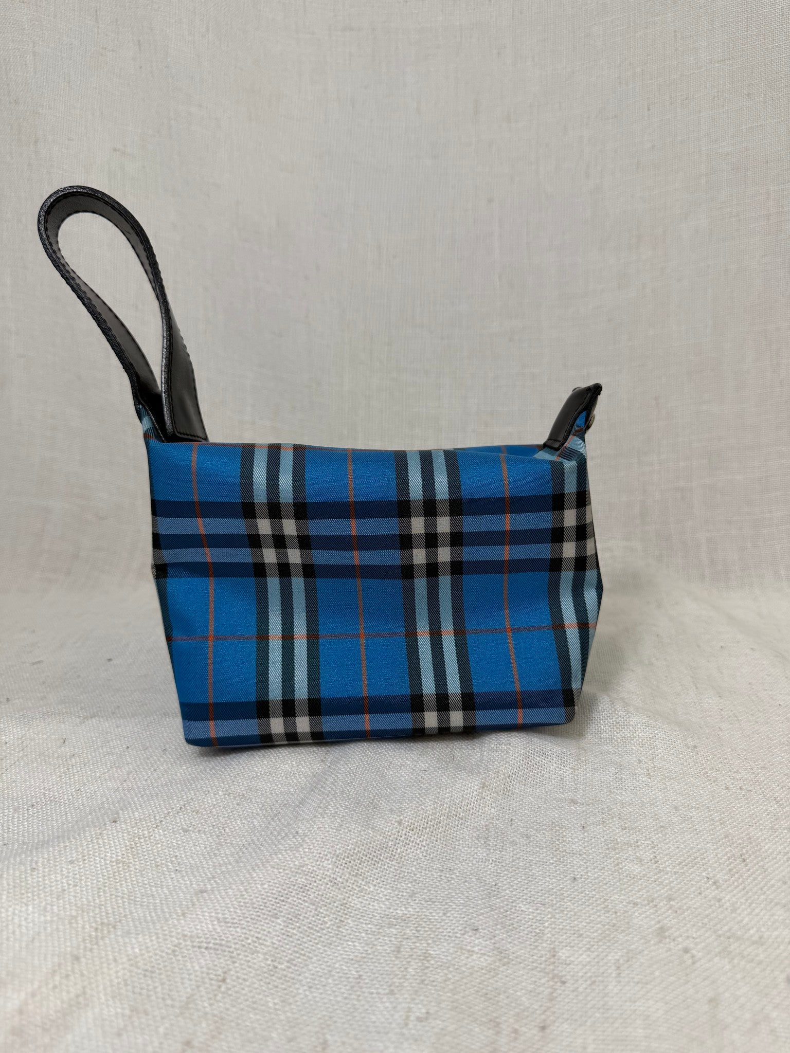 Burberry Blue Nova Check Mini Handbag 