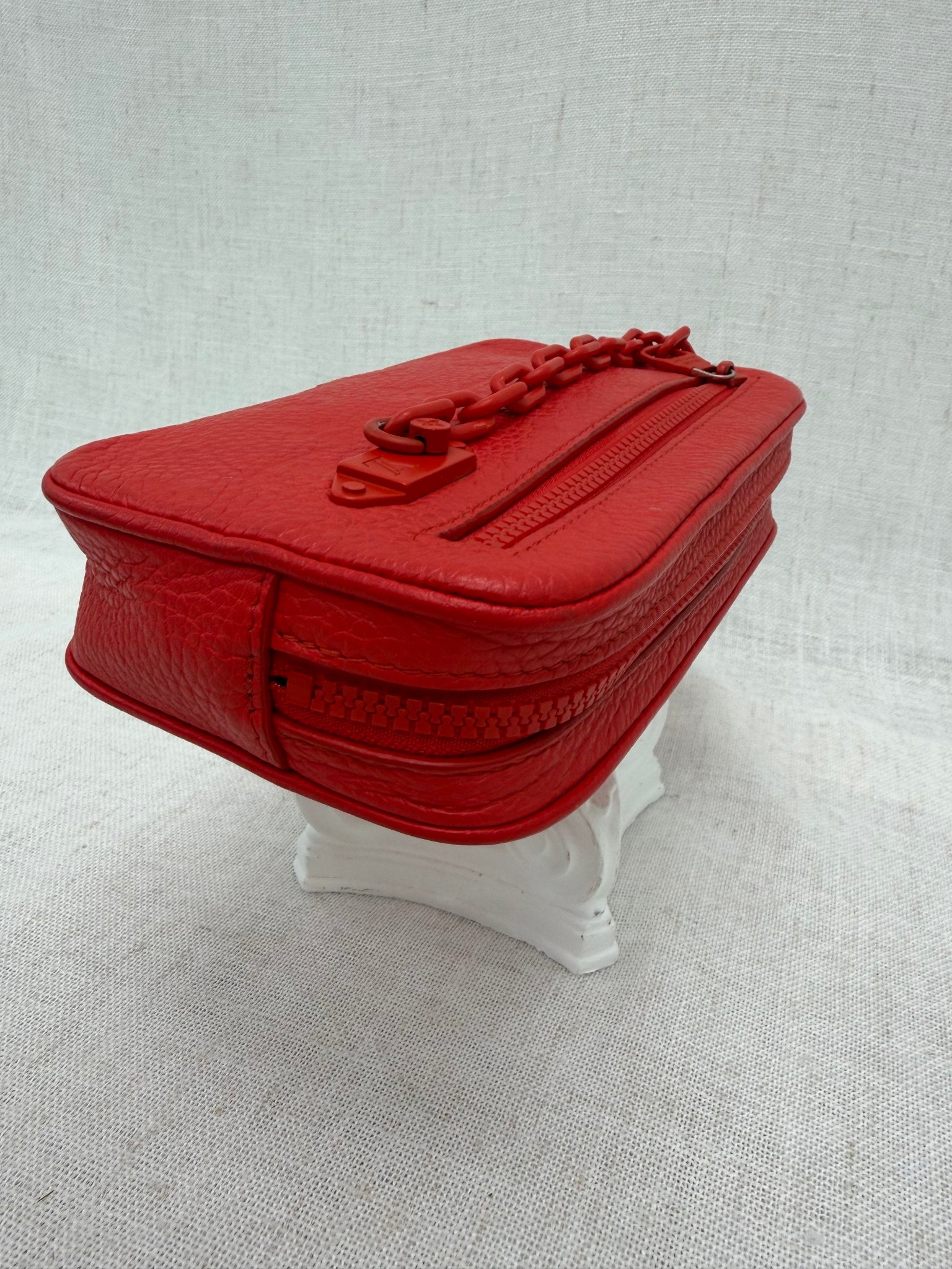 Louis Vuitton X Virgil Red Empreinte Pochette Clutch