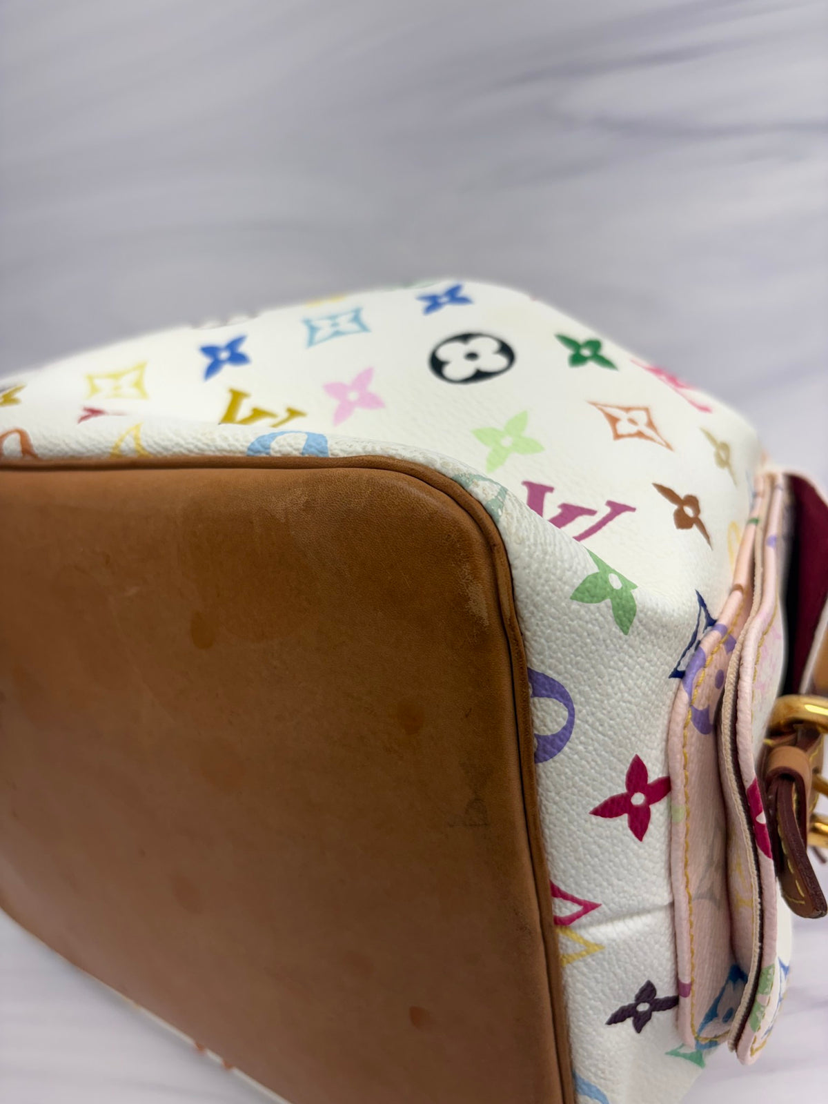 Louis Vuitton Monogram Multicolor Petit Noe Bucket Bag