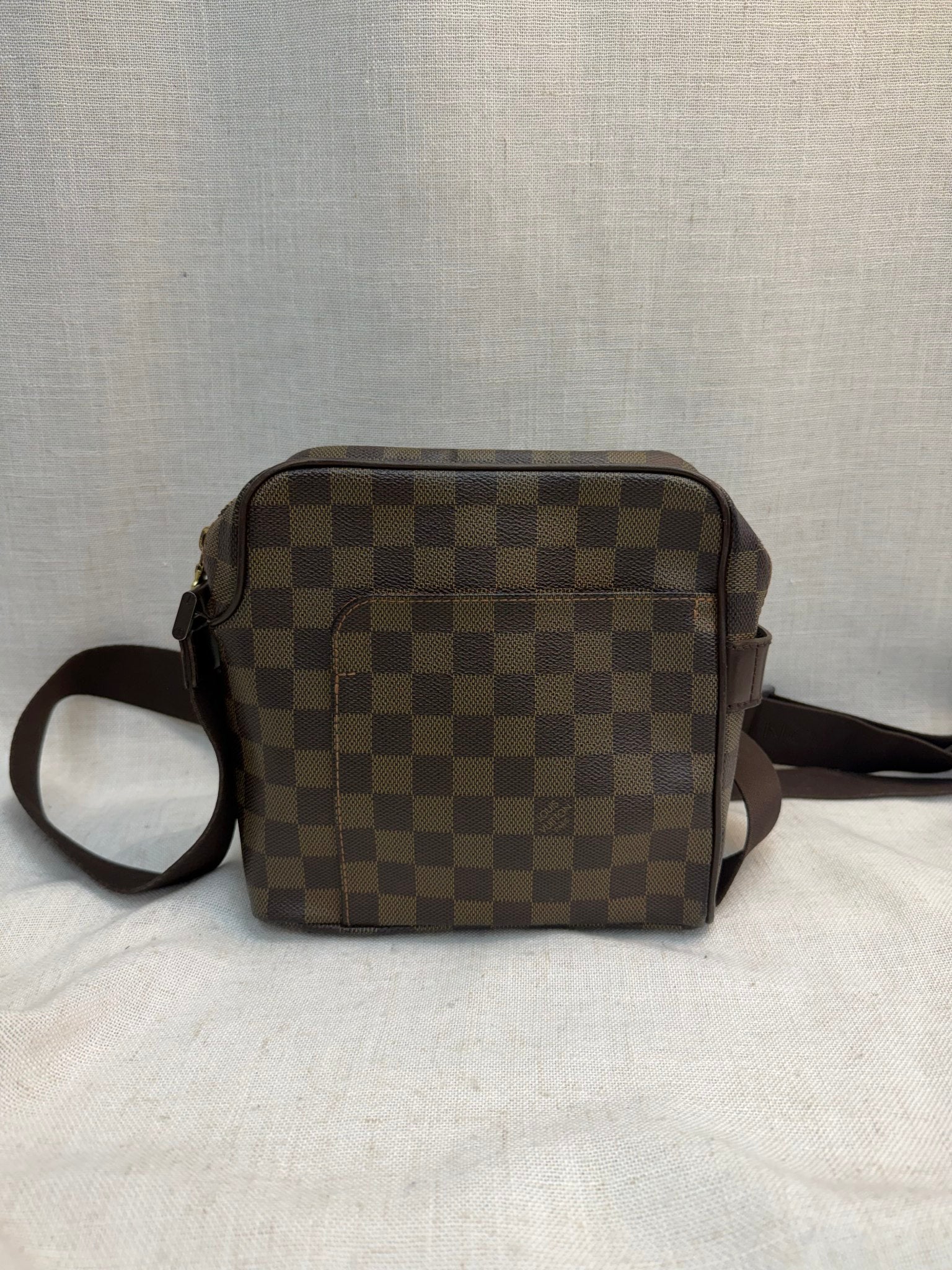 Louis Vuitton Damier Ebene Olva PM Messenger Bag