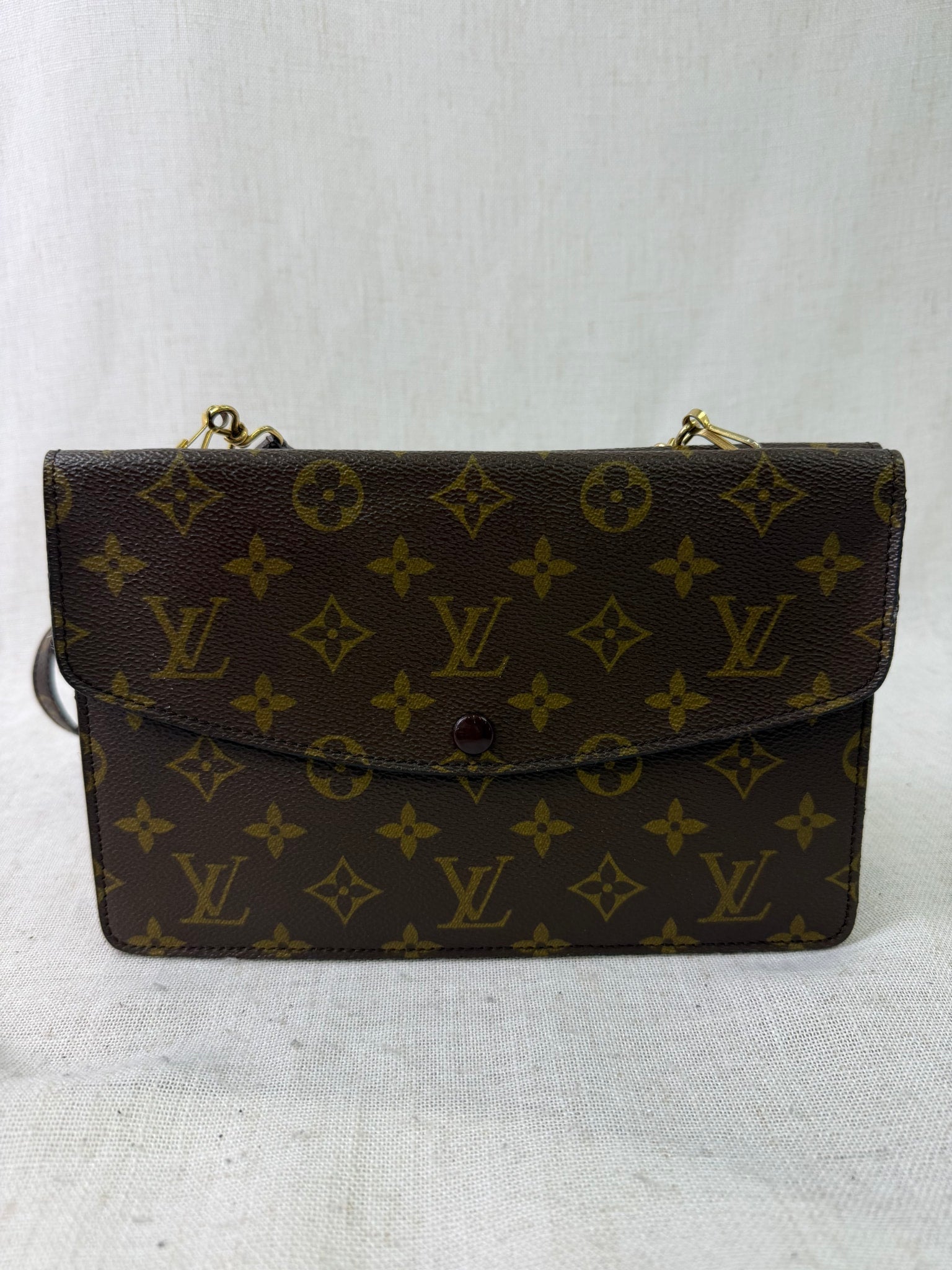 Louis Vuitton Monogram Double Rabat Shoulder Bag