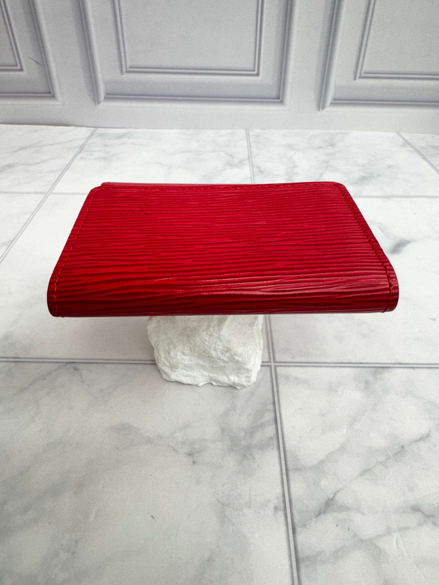 Louis Vuitton Red Epi Card Case