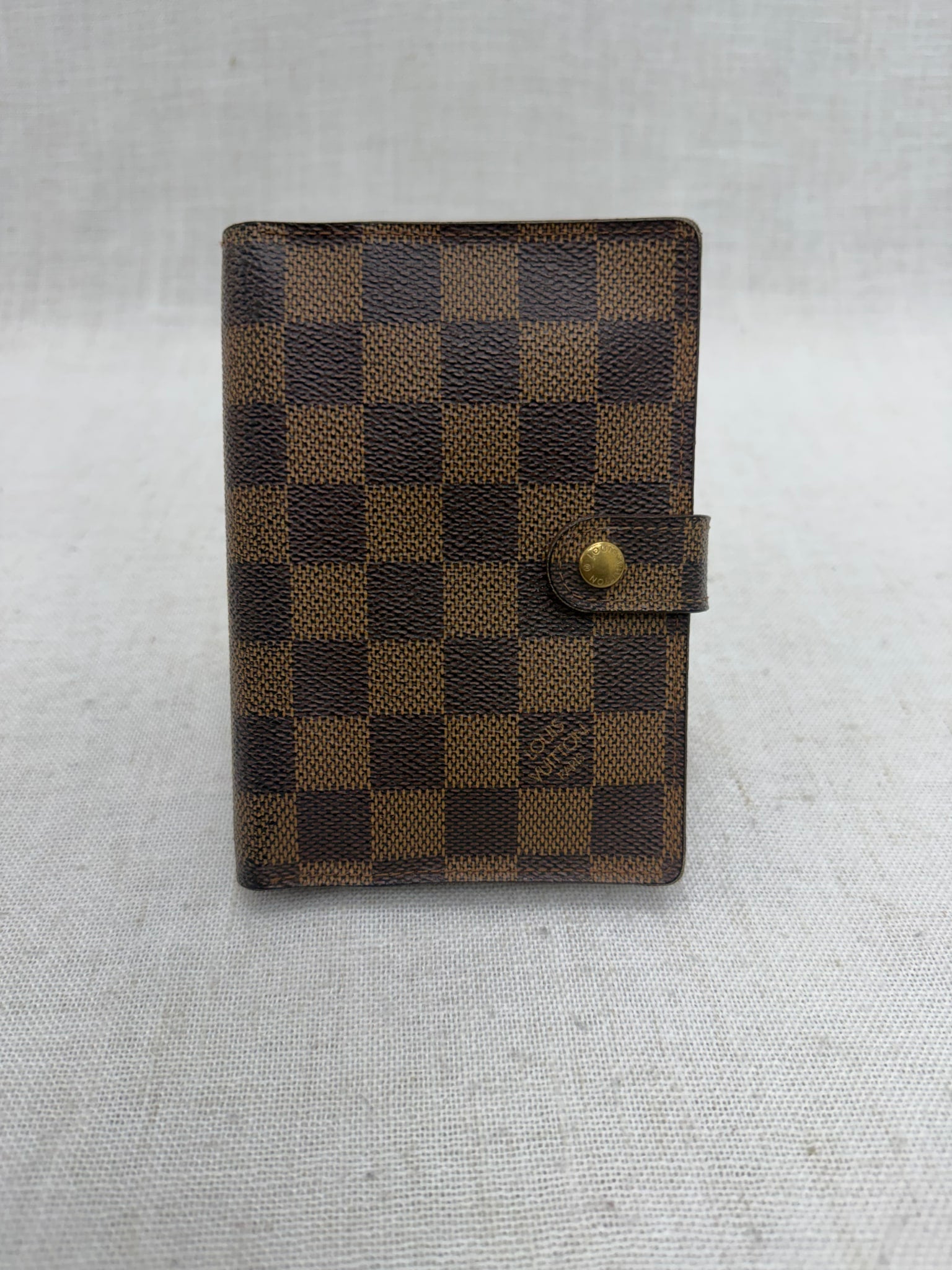 Louis Vuitton  Damier Ebene Passport Agenda