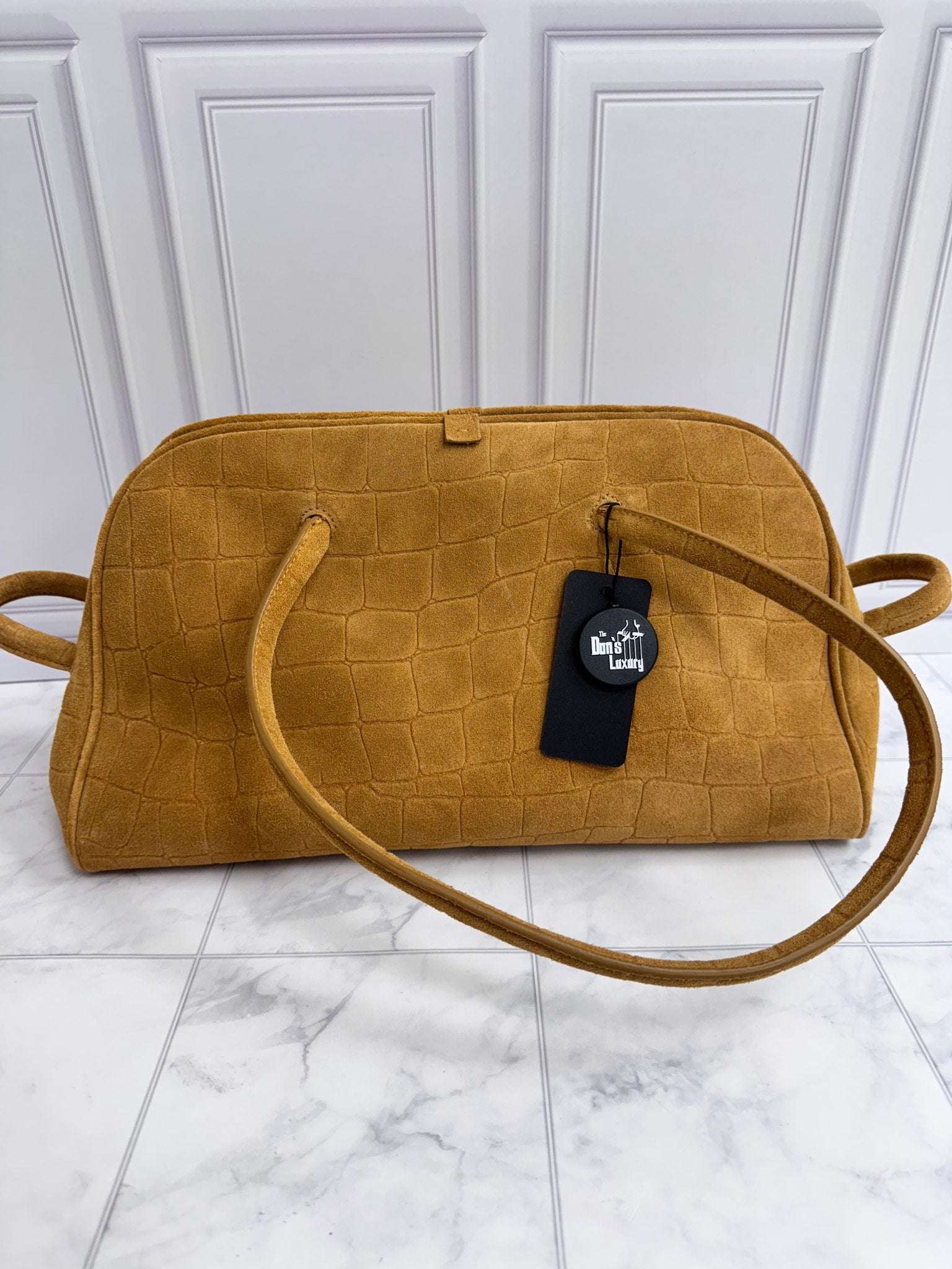 BRAND NEW - Jacquemus Camel Suede Leather Le Turismo Shoulder Bag